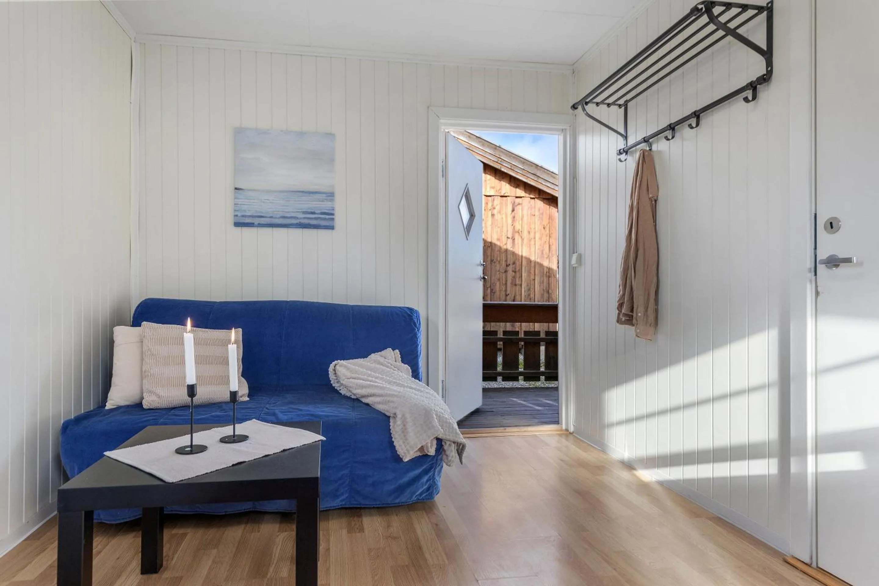 Living room, Bed in Topcamp Mjøsa - Brumunddal
