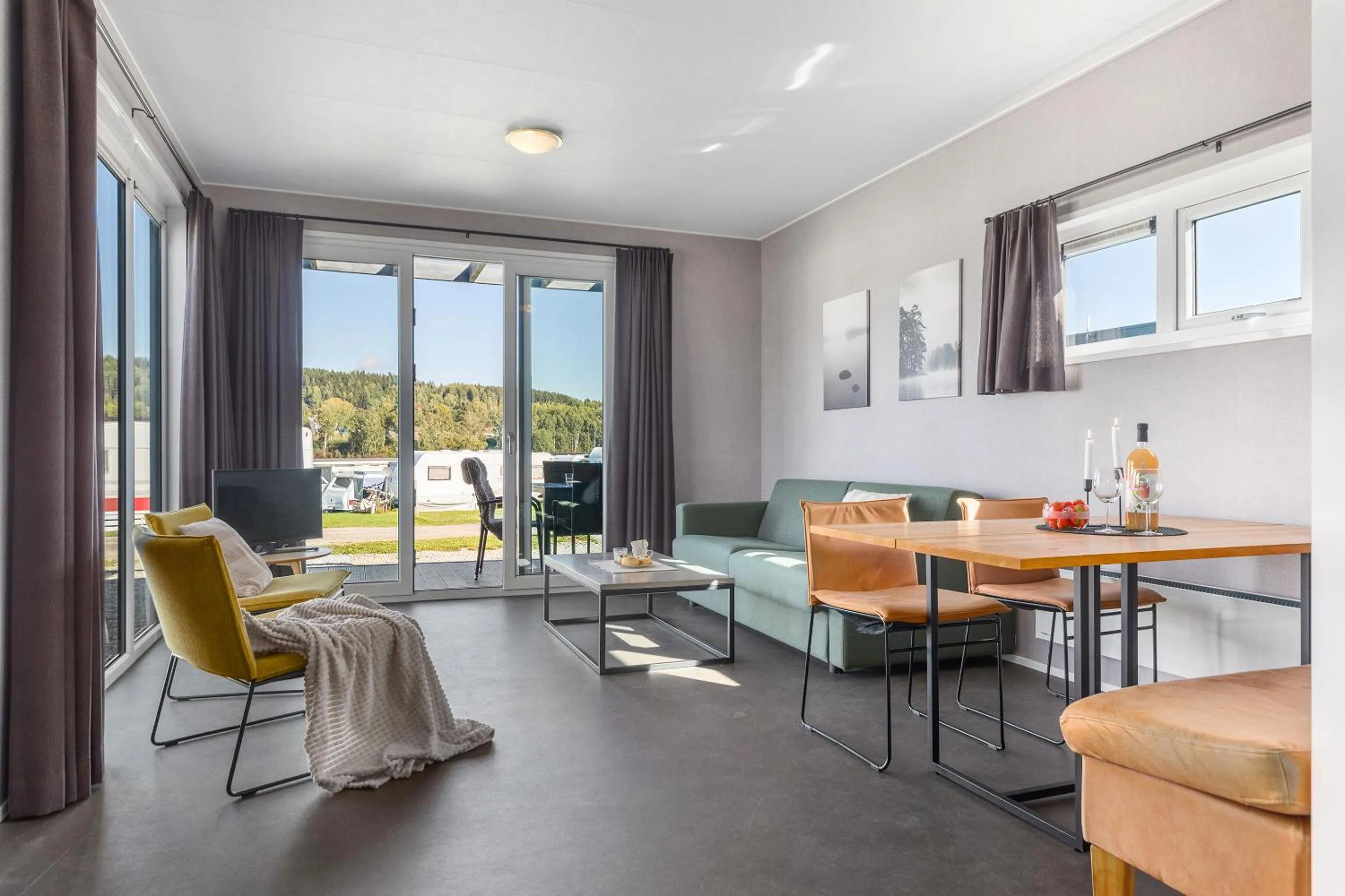 Living room in Topcamp Mjøsa - Brumunddal