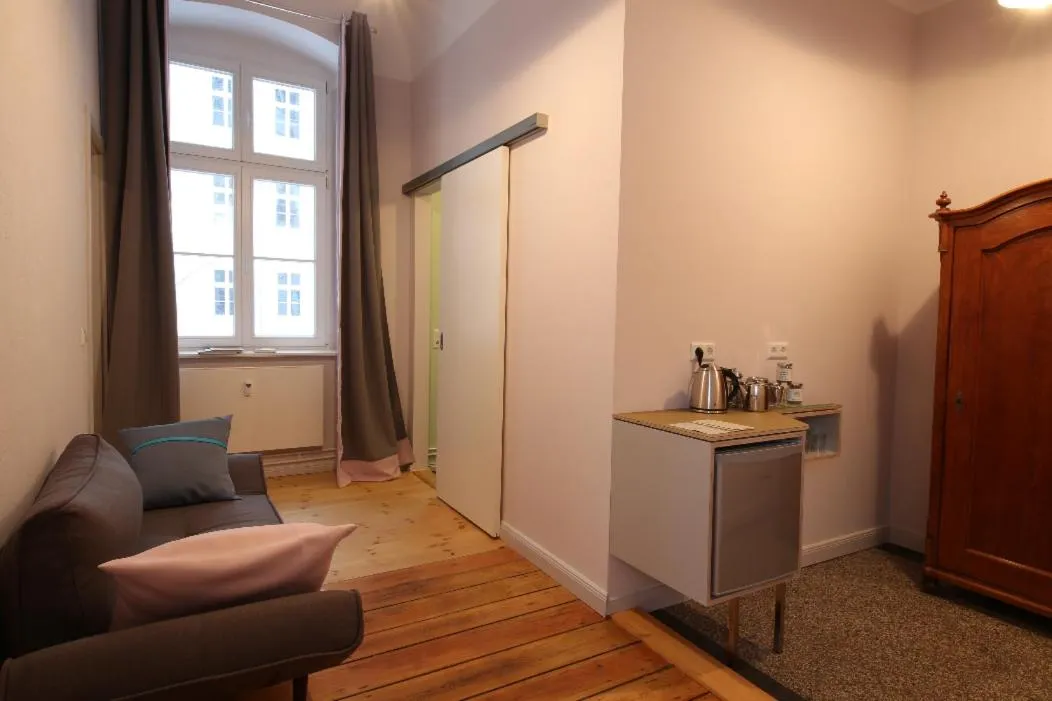 Kitchen or kitchenette in Wil7 Boutique Hotel