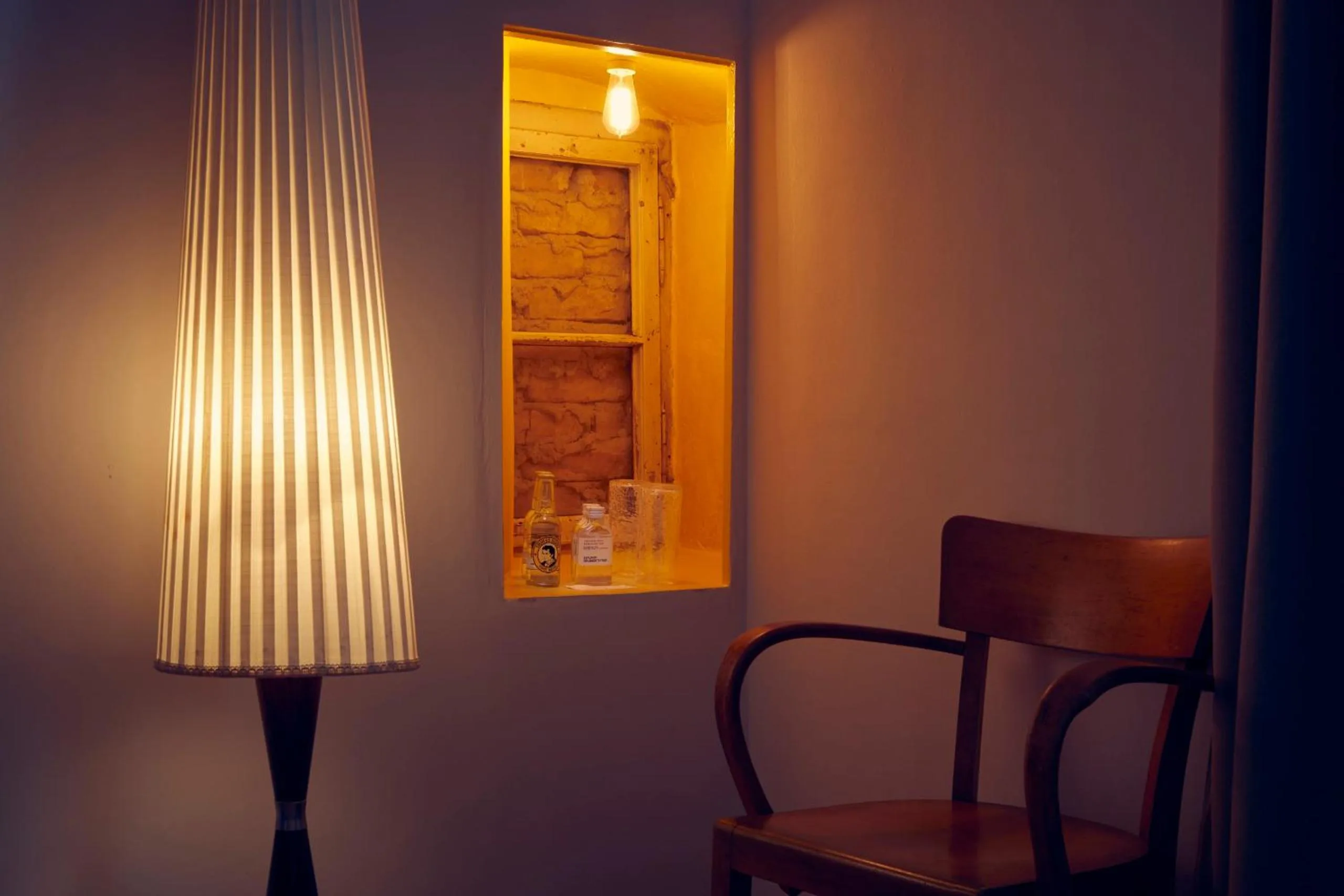 Decorative detail in Wil7 Boutique Hotel