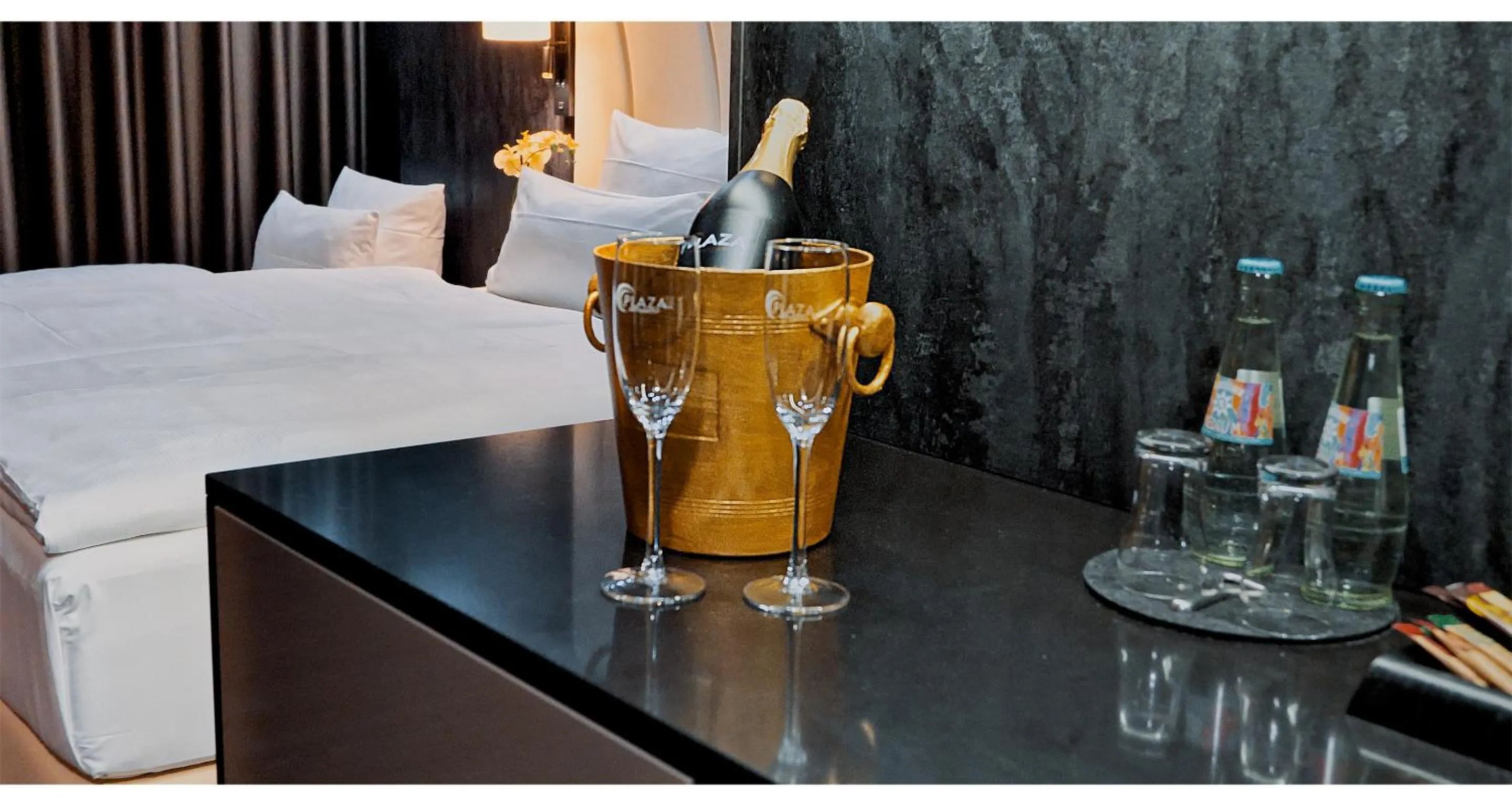 Bedroom in PLAZA Premium Schwerin Sure Hotel Collection by Best Western