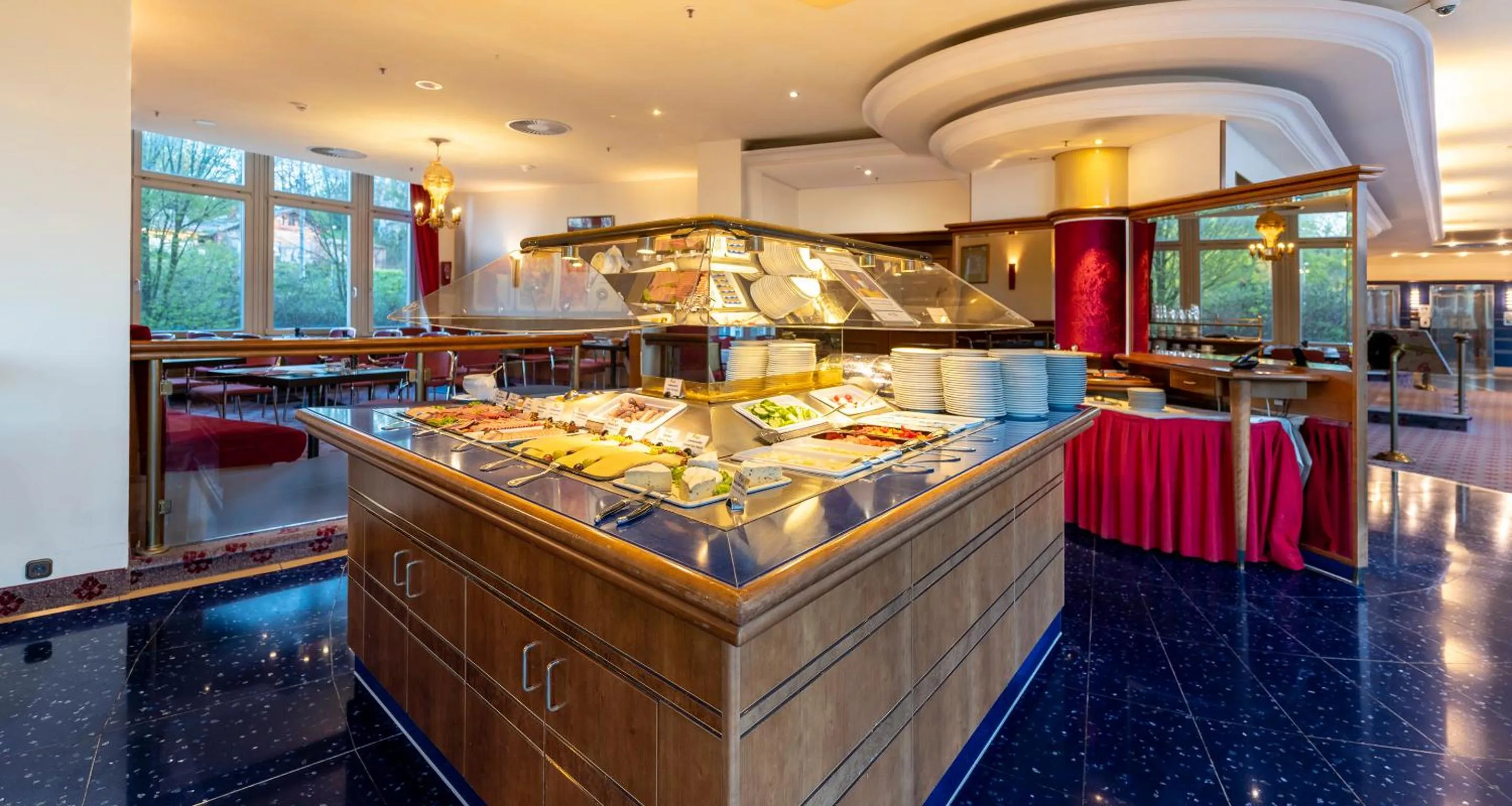 Buffet breakfast in PLAZA Premium Schwerin Sure Hotel Collection by Best Western