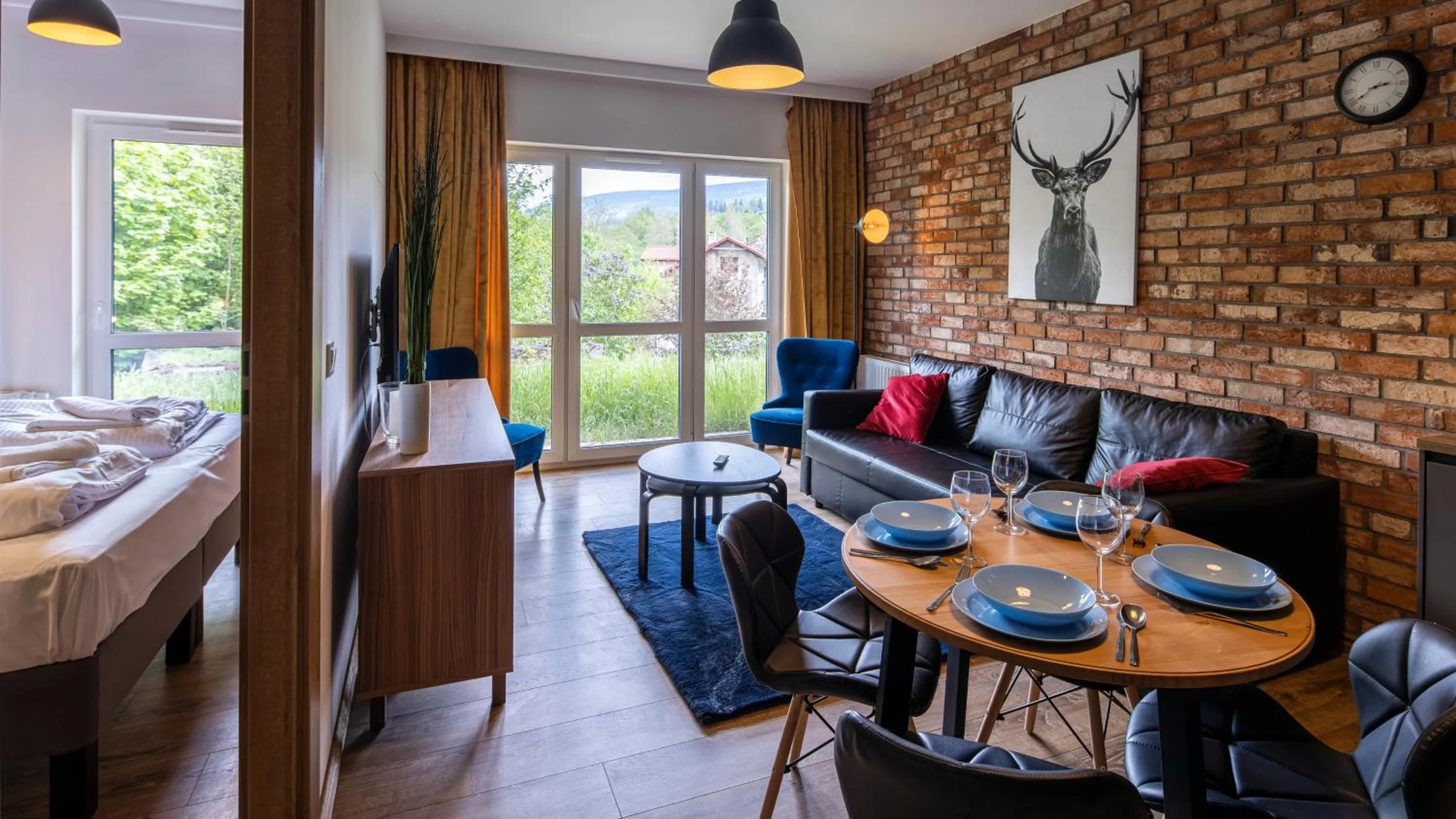 Living room in Holiday Mountain Residence, Sun & Snow