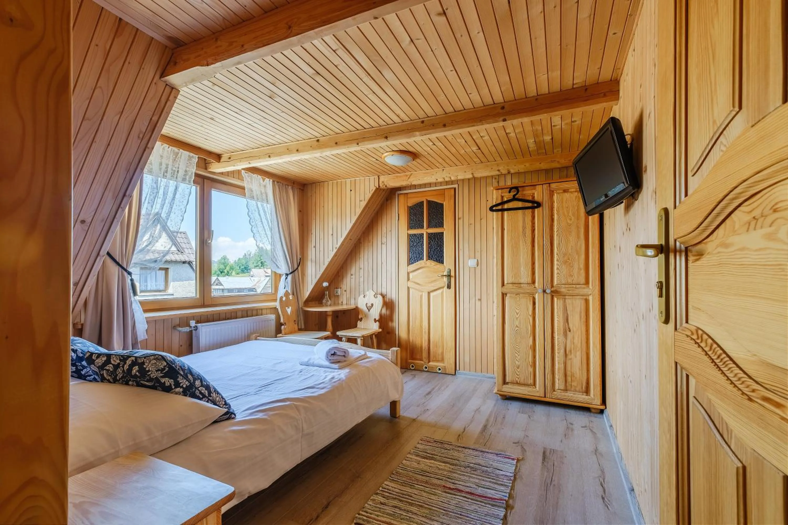 Bed in Gościna u Maryny Relaks i SPA w Ogrodzie