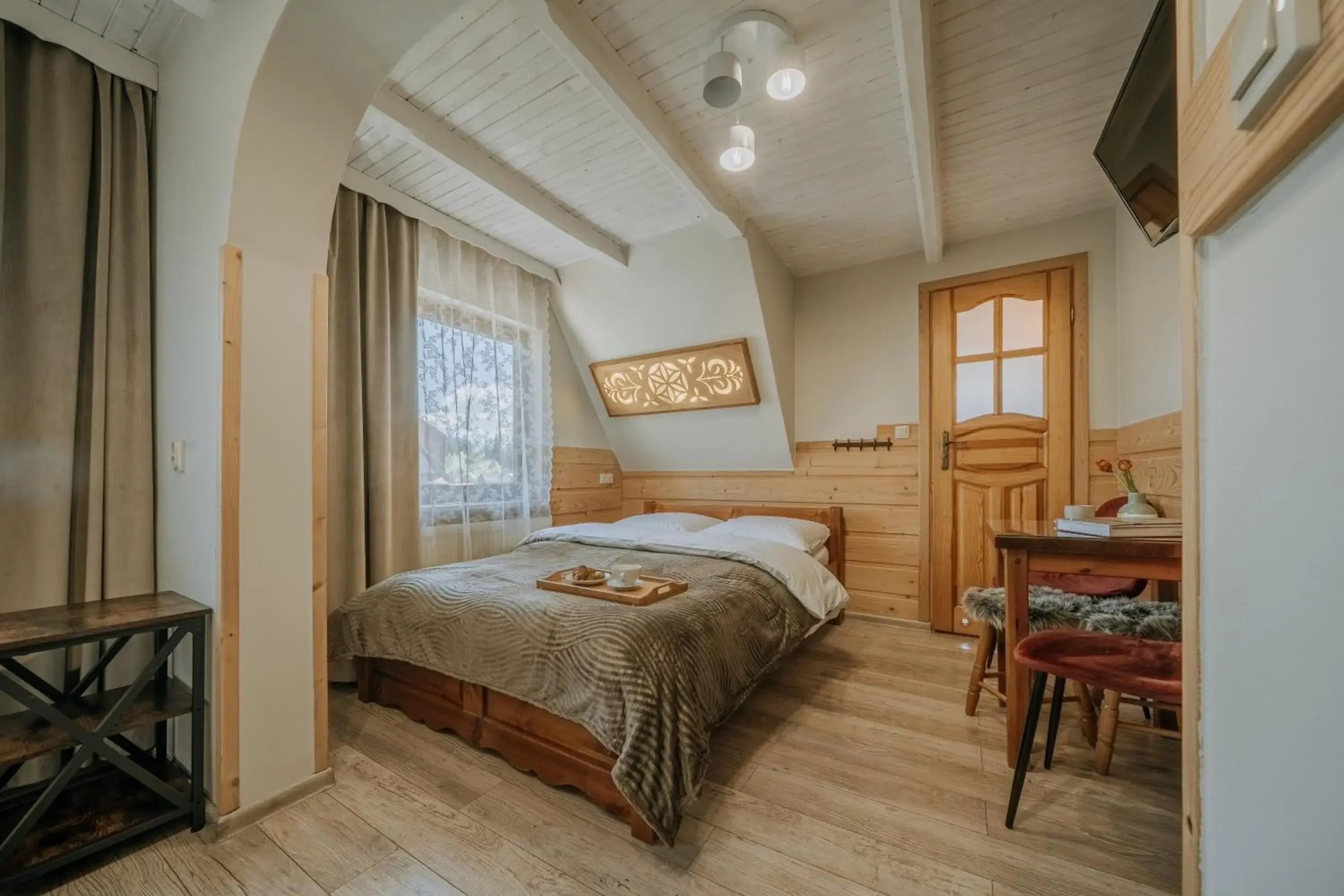 Bed in Gościna u Maryny Relaks i SPA w Ogrodzie Bed in Gościna u Maryny Relaks i SPA w Ogrodzie