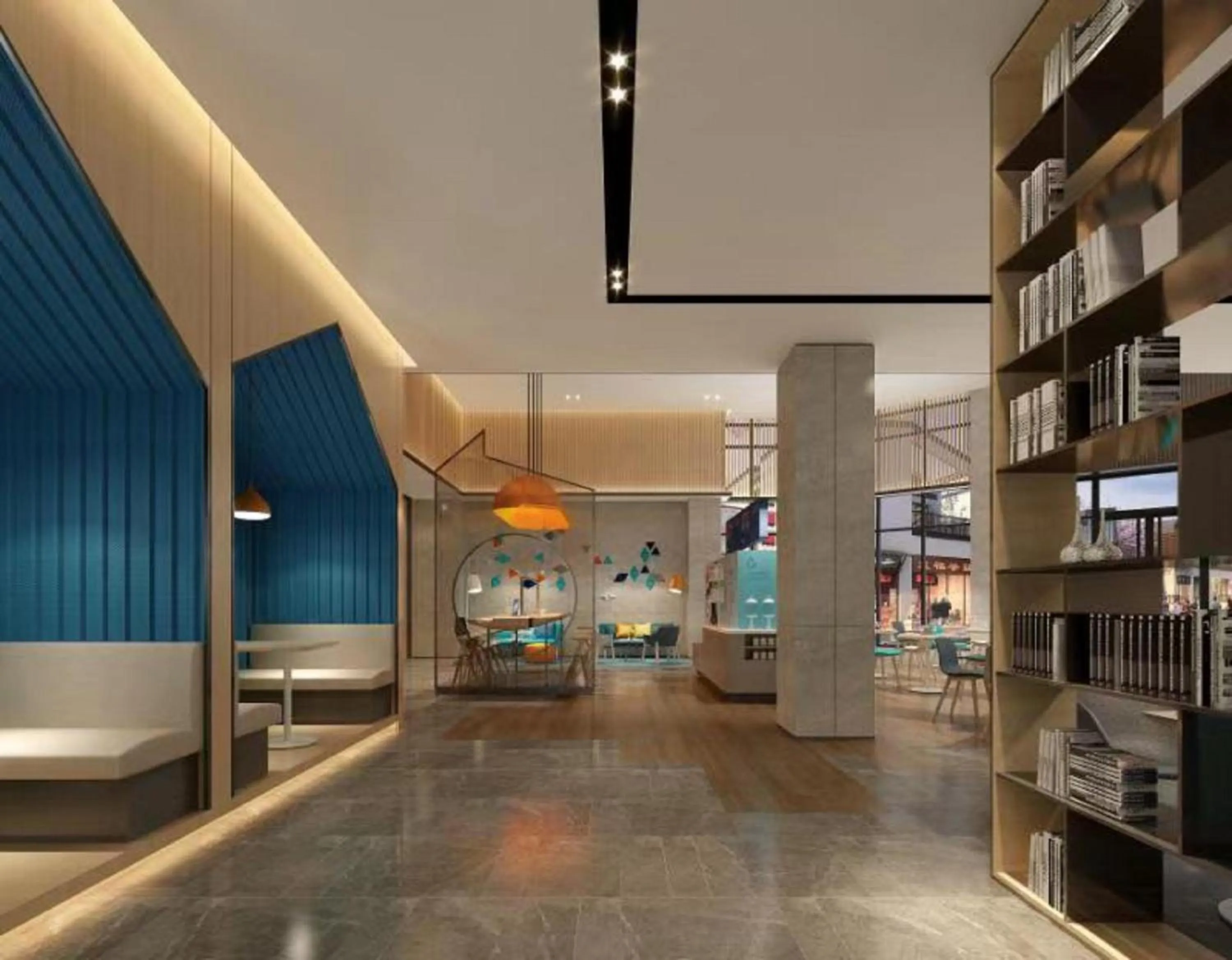 Lobby or reception in Holiday Inn Express Pinghu by IHG