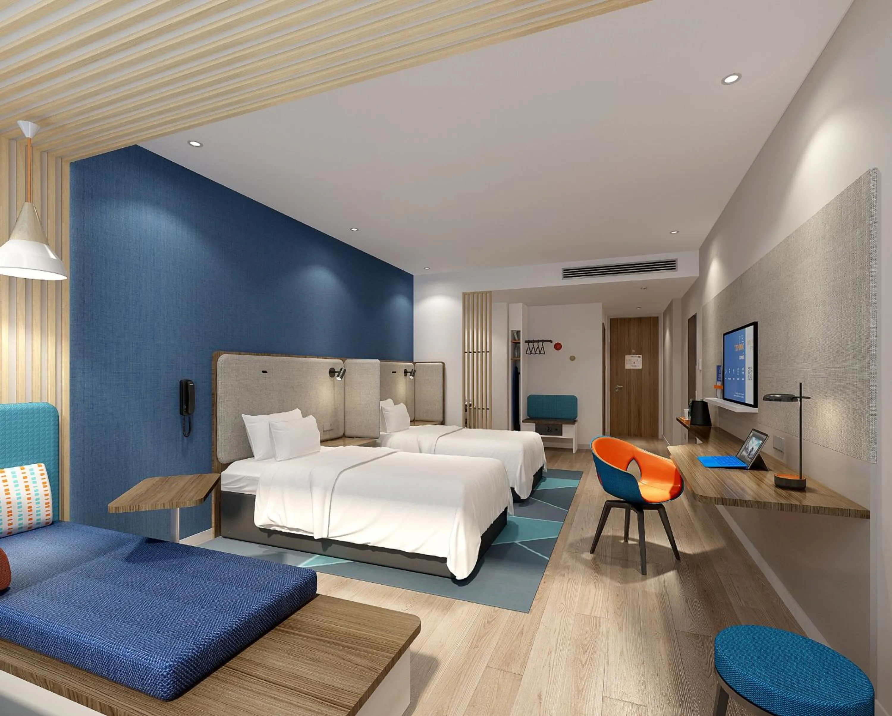 Photo of the whole room in Holiday Inn Express Pinghu by IHG