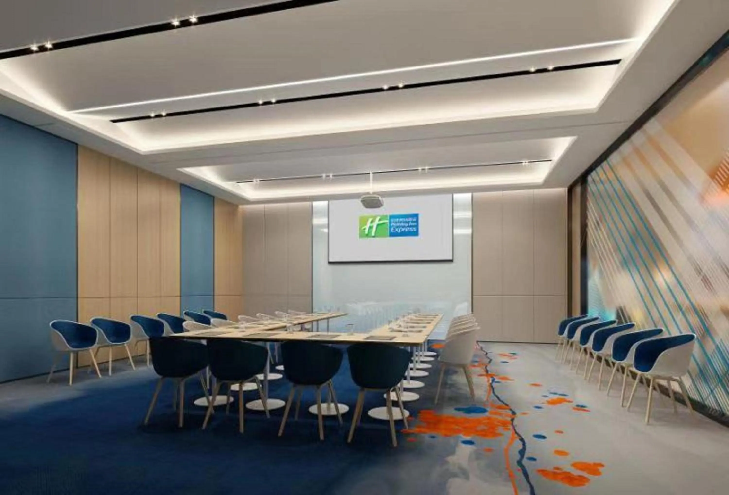 Meeting/conference room in Holiday Inn Express Pinghu by IHG