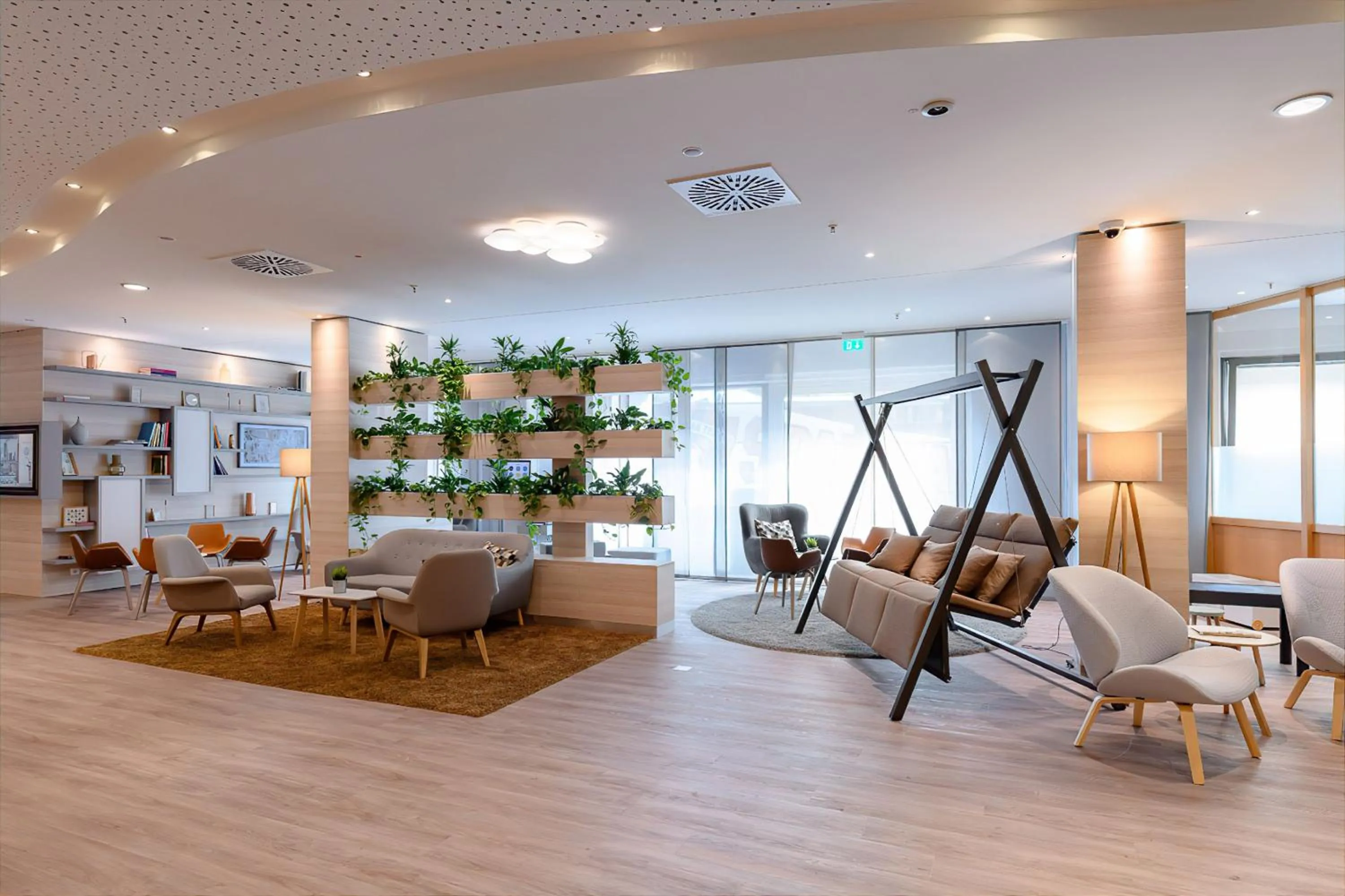 Lobby or reception in Novotel Frankfurt City