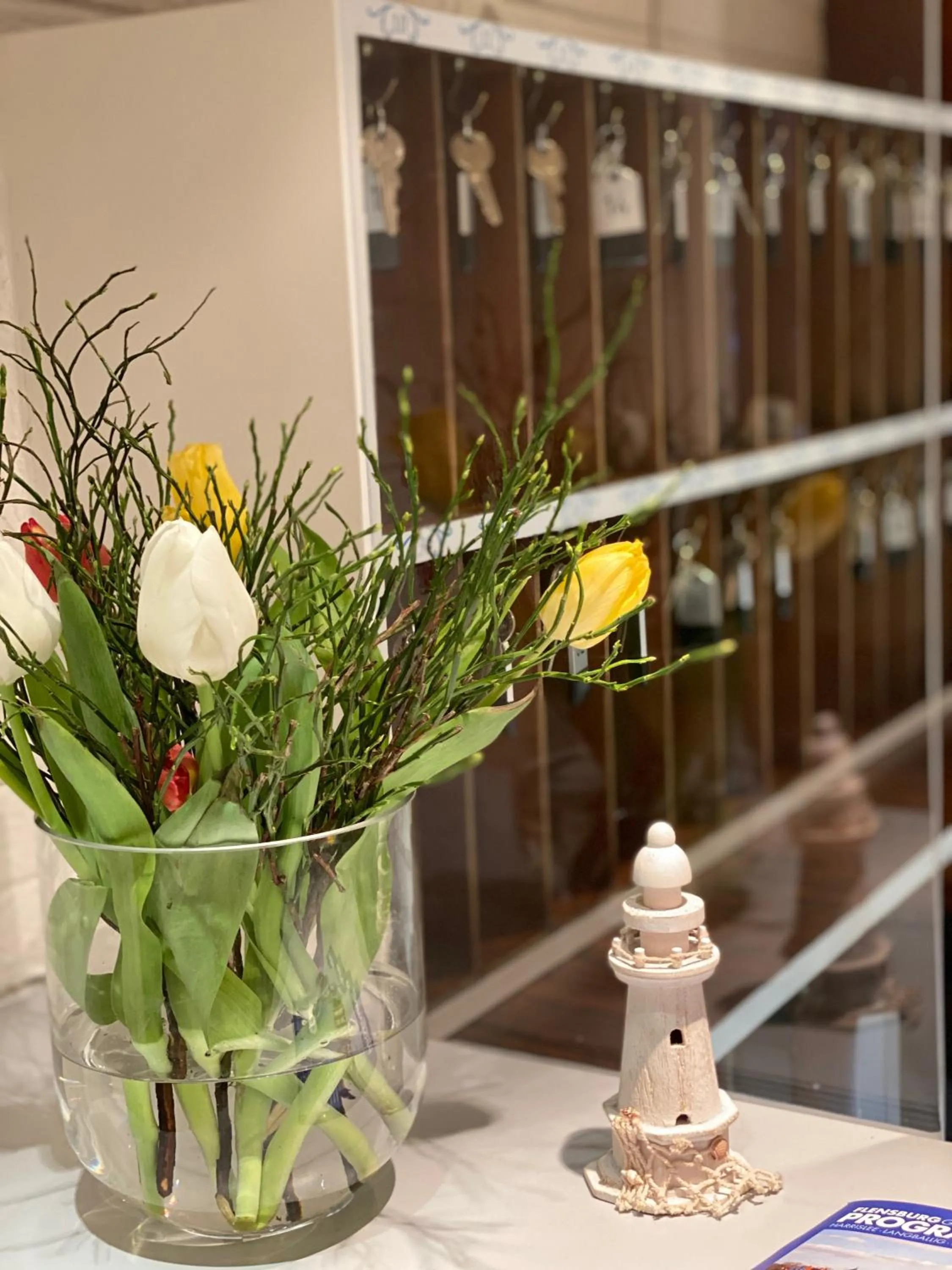 Lobby or reception in Hotel Flensburger Hof