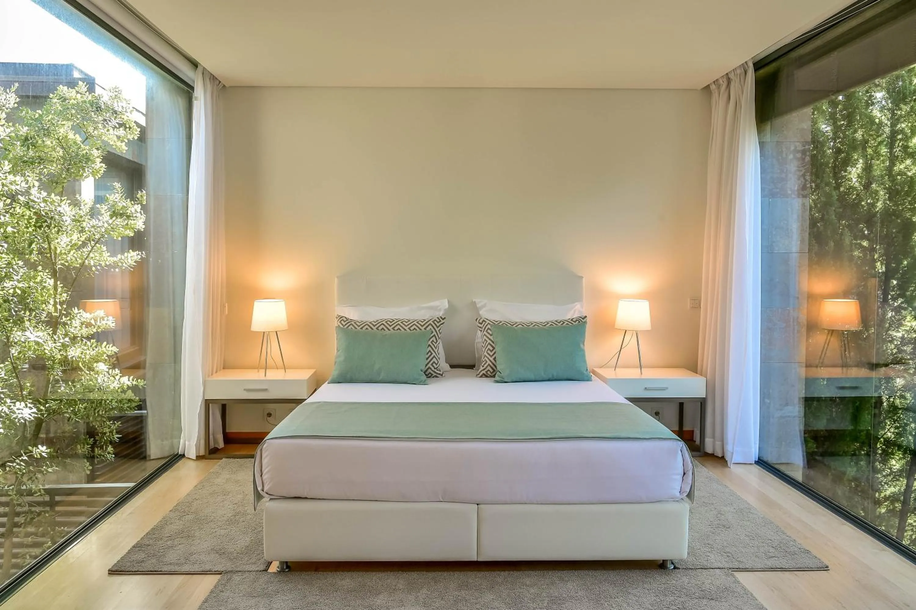 Bedroom, Bed in Troia Residence by The Editory - Beach Houses