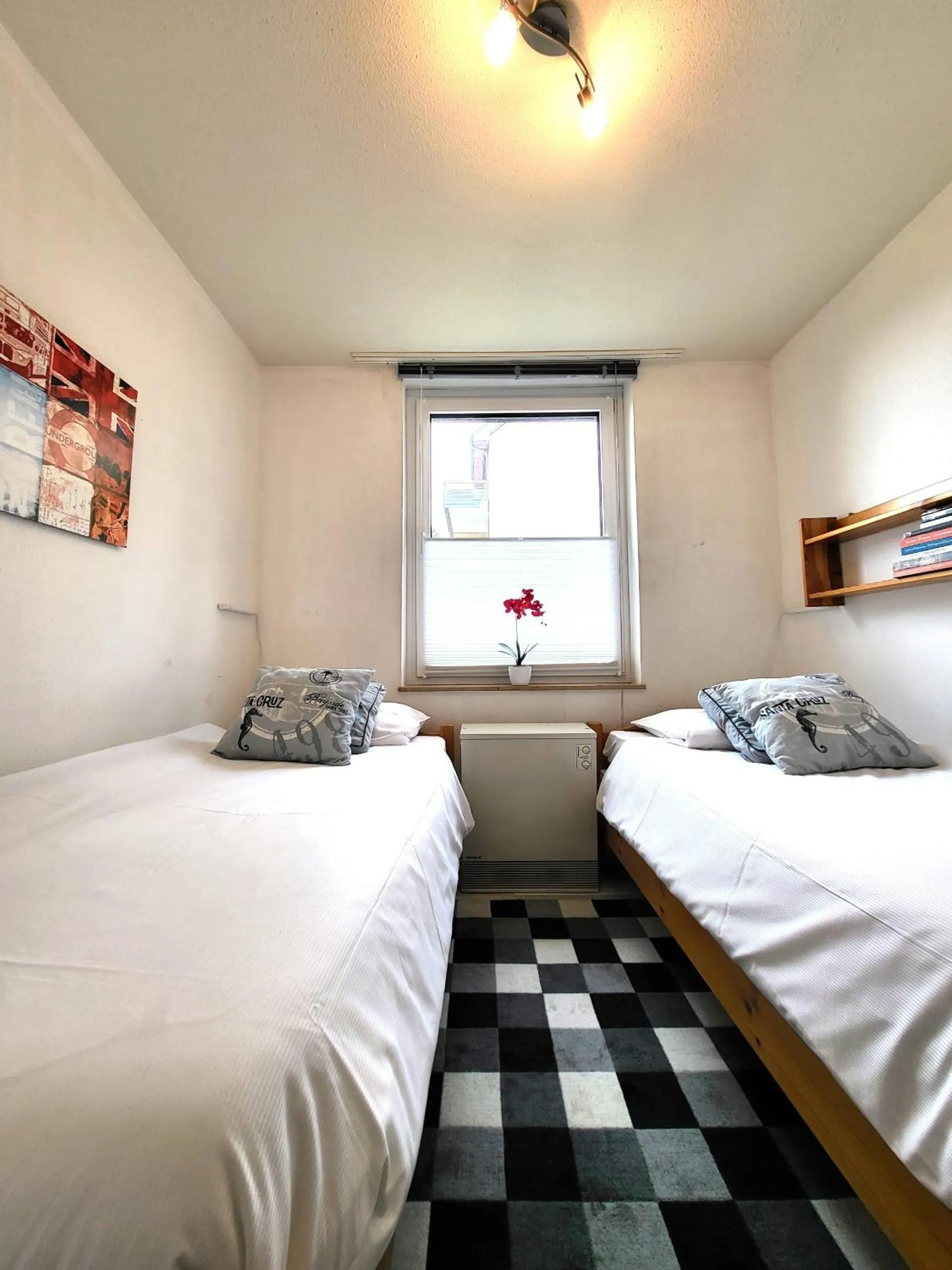 Bed in Hotel Herrloh