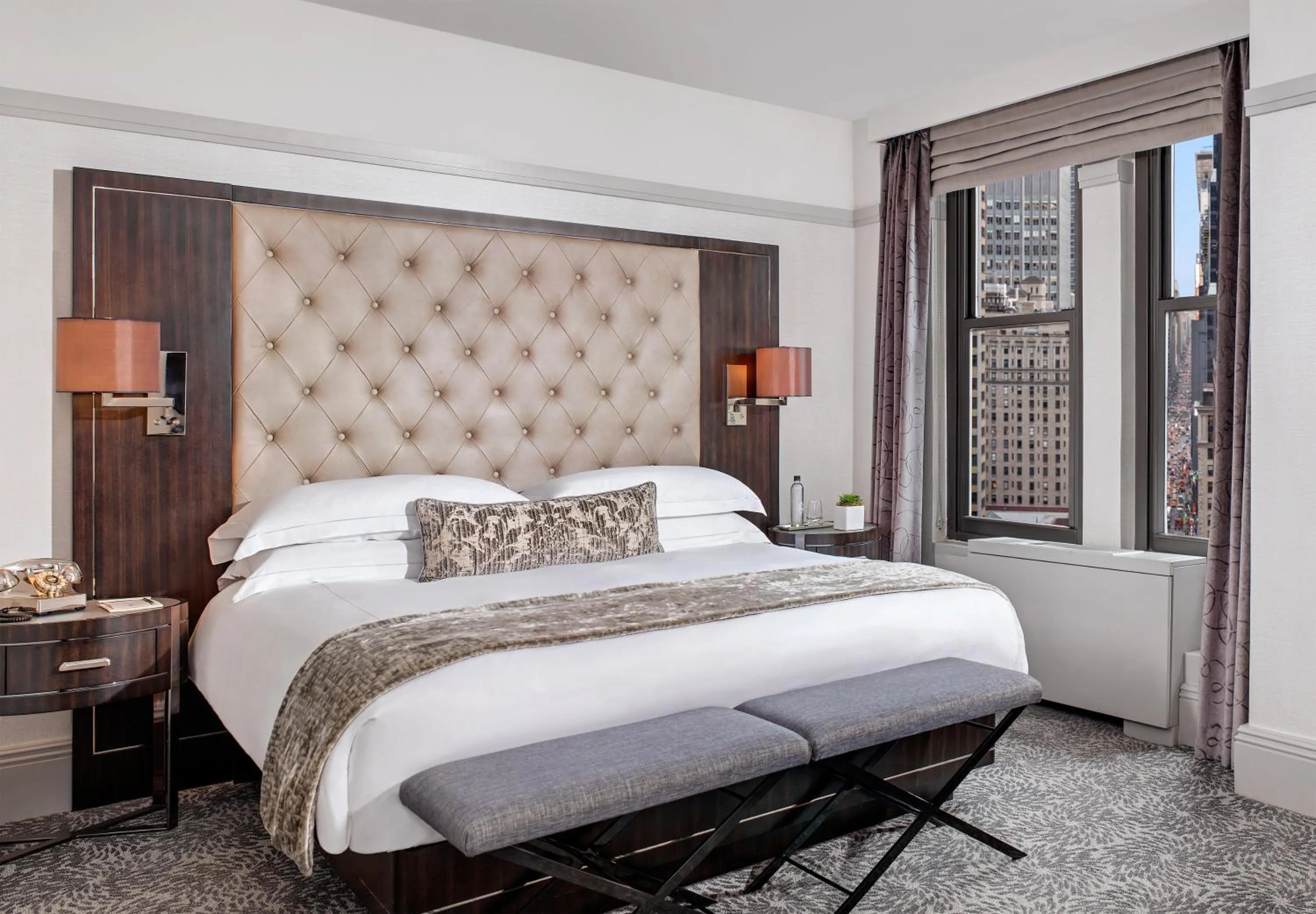 Bed in WestHouse Hotel New York