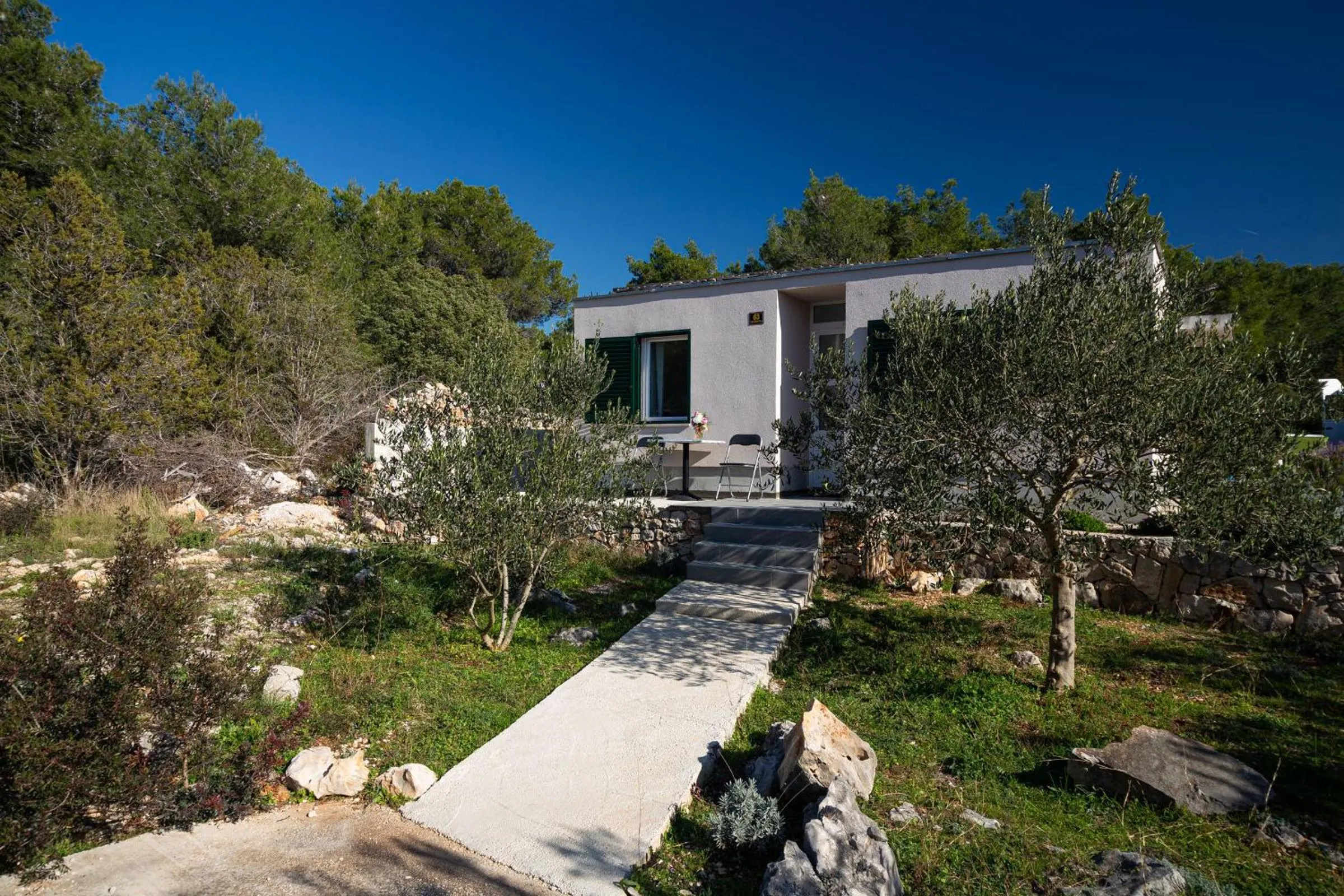 Patio in Olive Eden Holiday Home