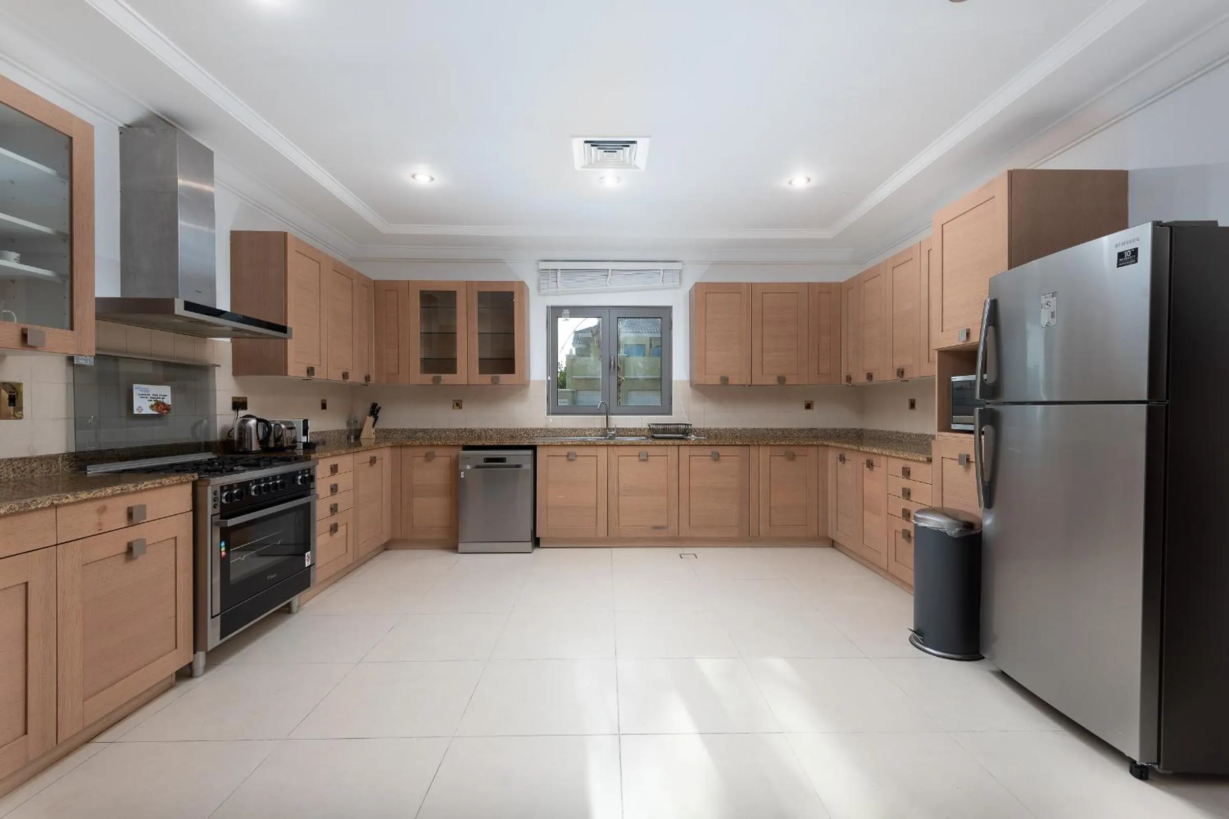 Kitchen or kitchenette in Maison Privee - Palm Jumeirah Beach Front XL Villa with Private Pool