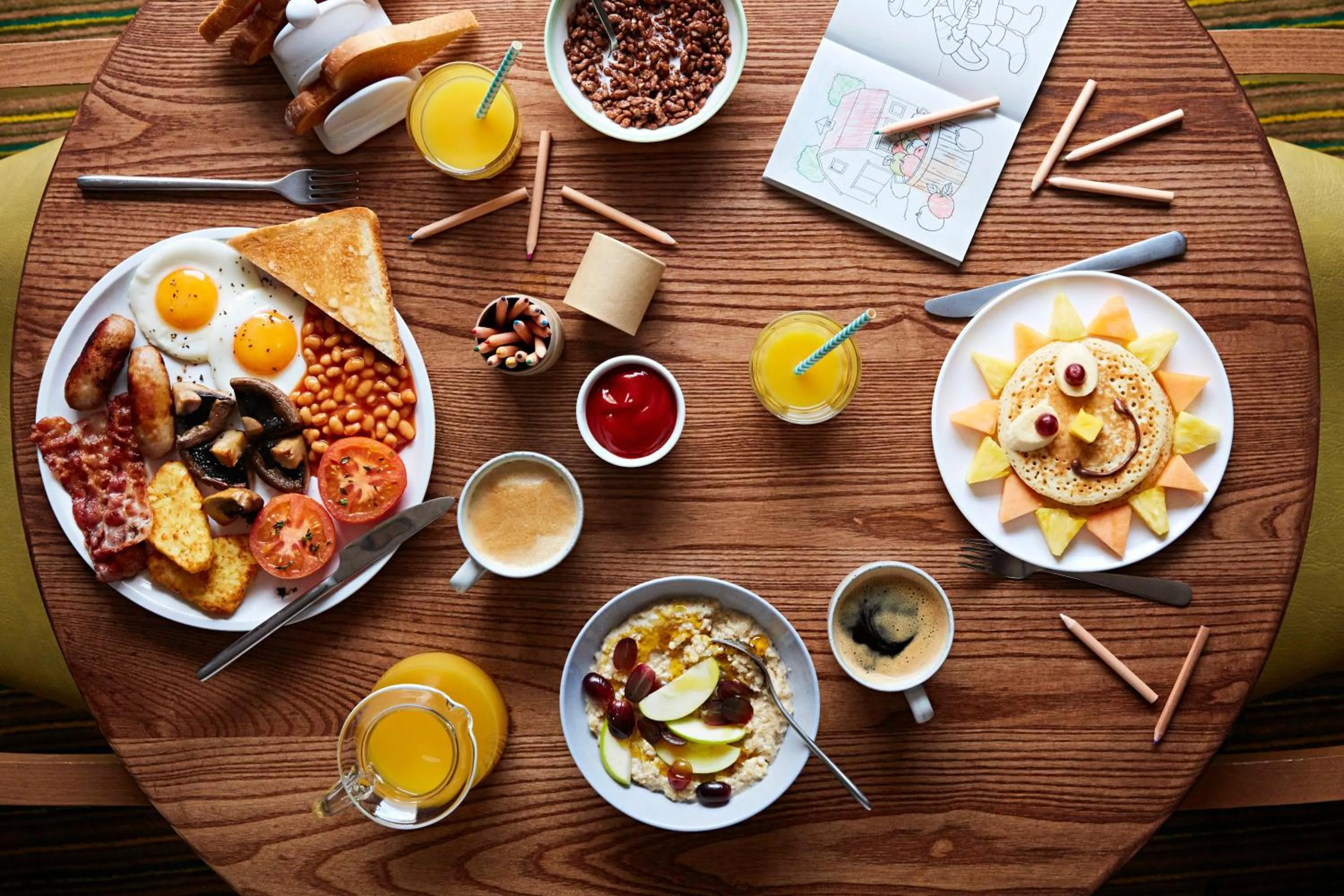 Breakfast in Premier Inn Abu Dhabi Airport Business Park