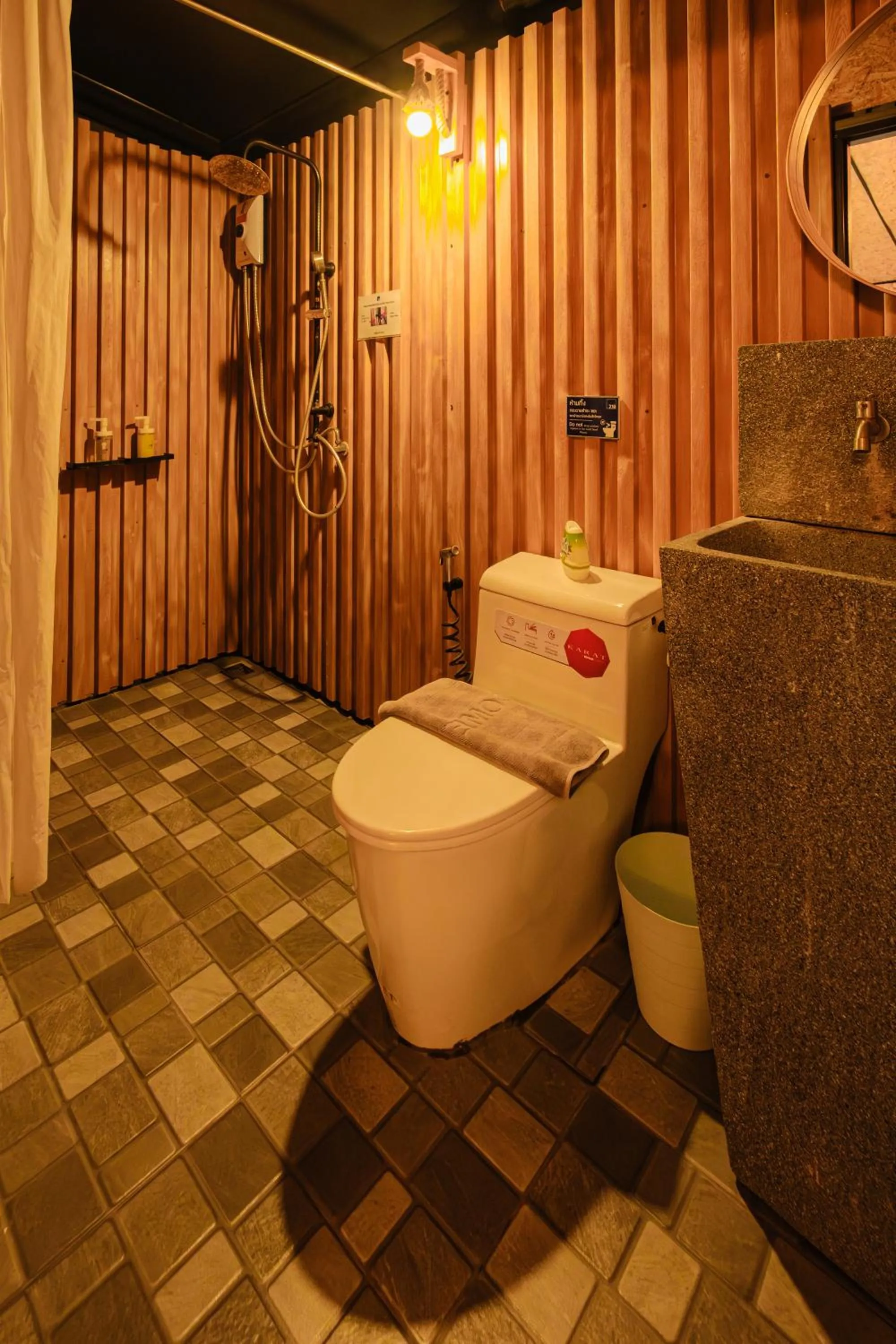 Toilet in The X10 private pool villa khaoyai SHA Certified เขาใหญ่