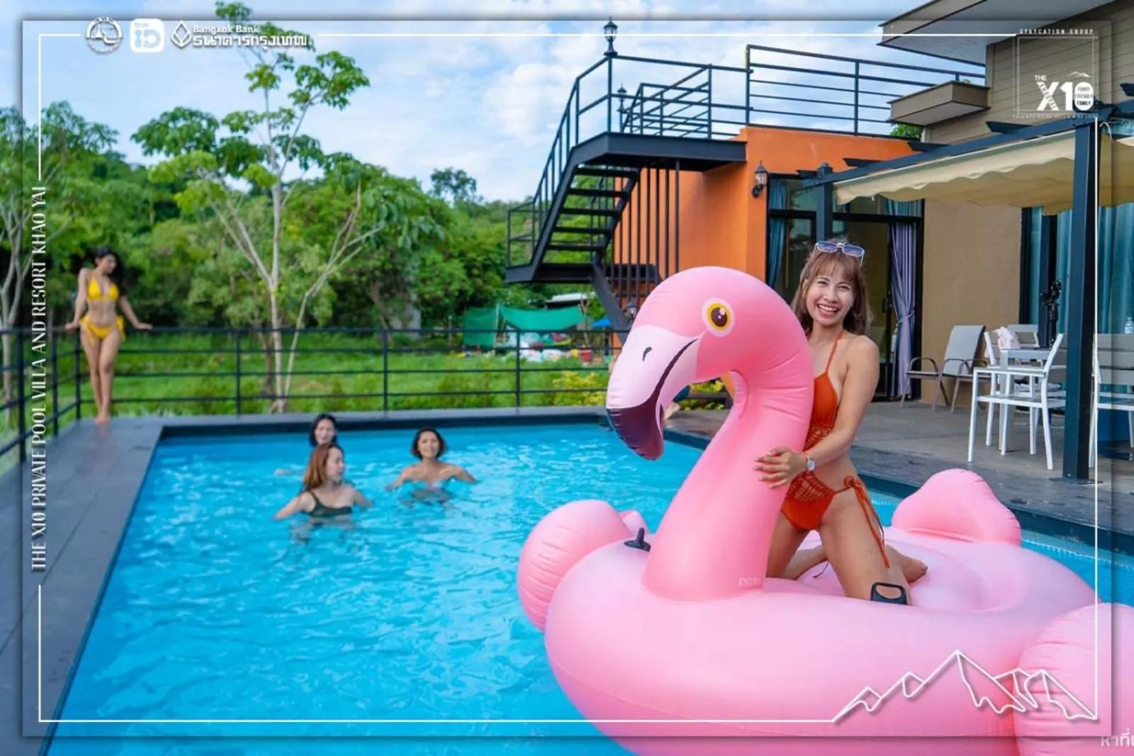 Communal lounge/ TV room in The X10 private pool villa khaoyai SHA Certified เขาใหญ่