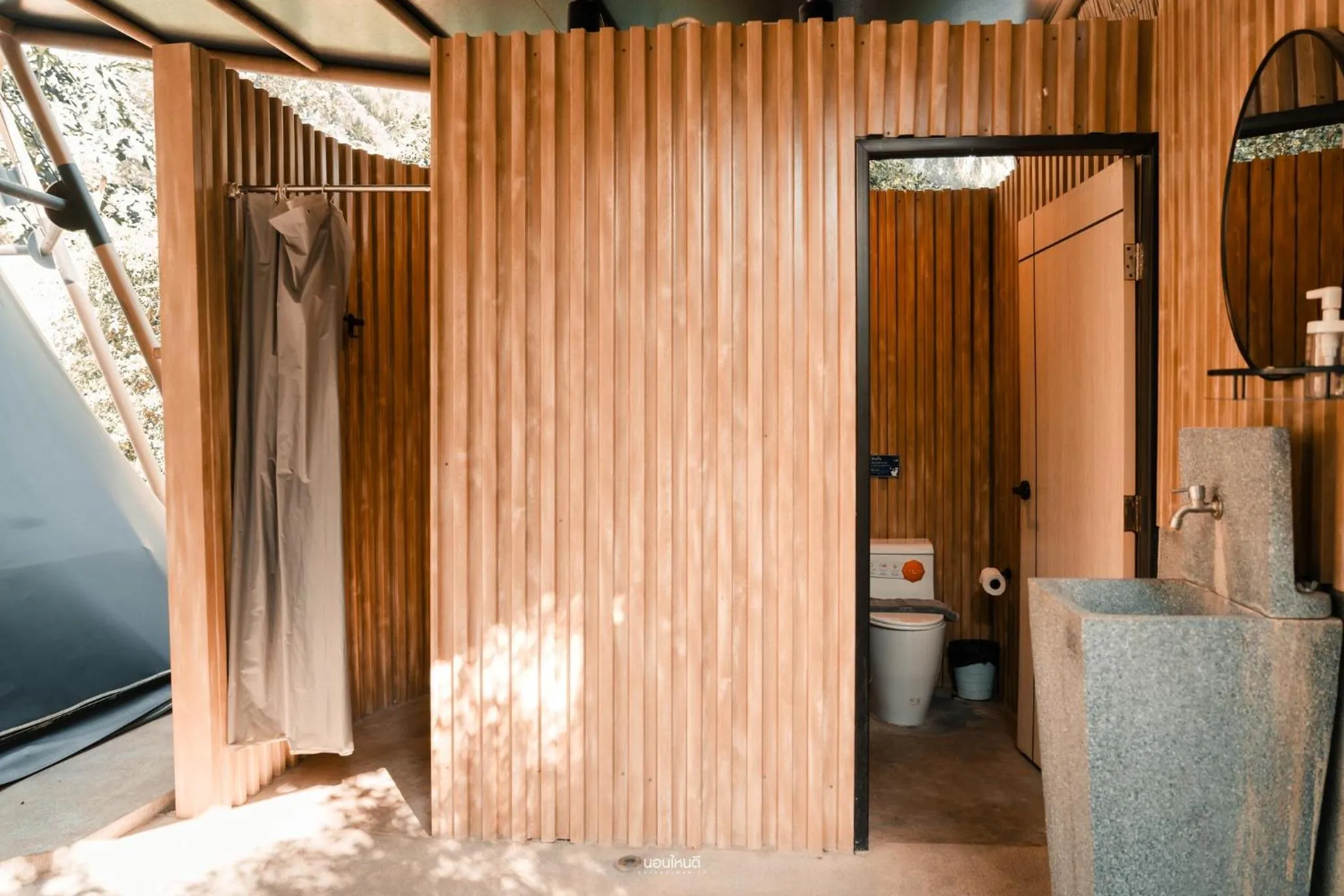 Toilet in The X10 private pool villa khaoyai SHA Certified เขาใหญ่