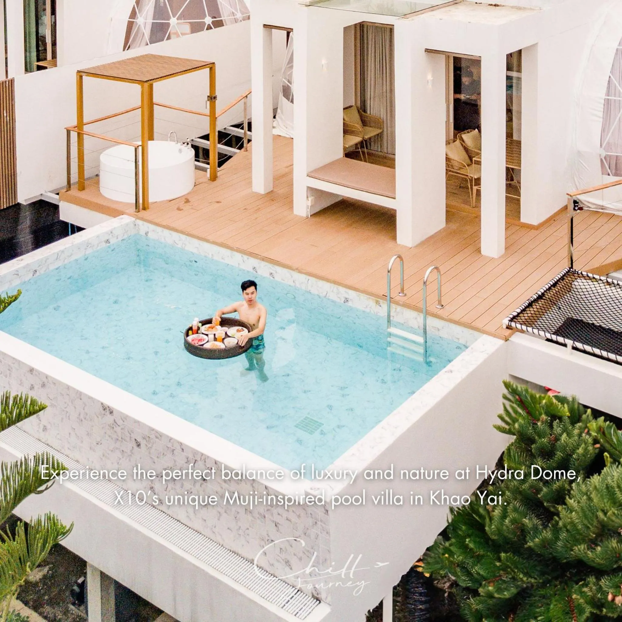 Natural landscape in The X10 private pool villa khaoyai SHA Certified เขาใหญ่