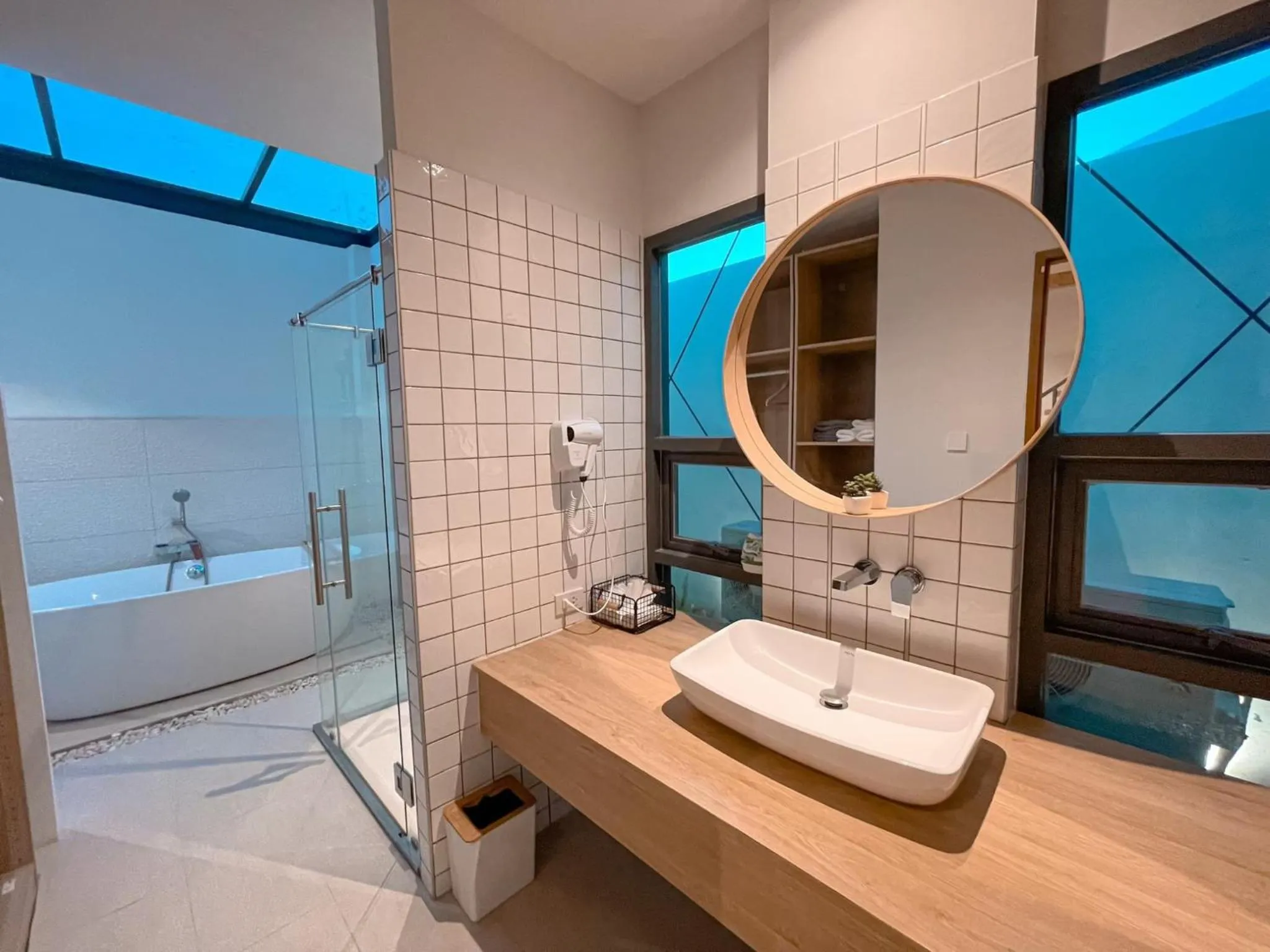 Shower in The X10 private pool villa khaoyai SHA Certified เขาใหญ่