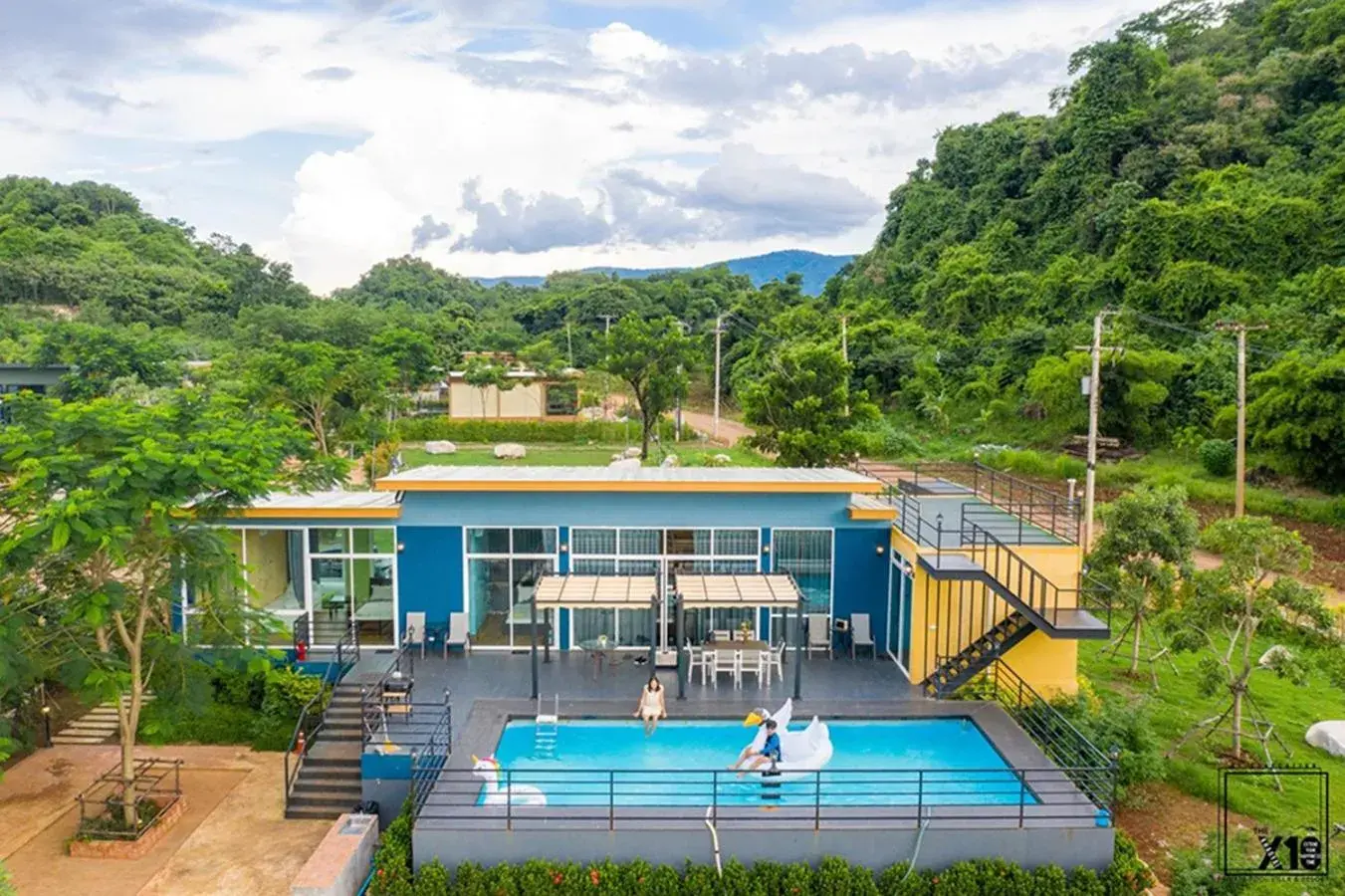 Pool view in The X10 private pool villa khaoyai SHA Certified เขาใหญ่ Pool view in The X10 private pool villa khaoyai SHA Certified เขาใหญ่