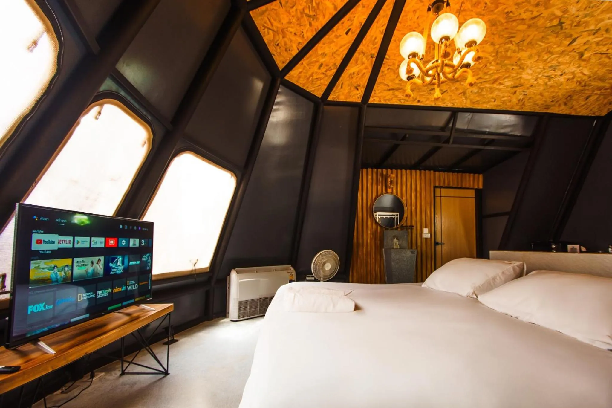 Communal lounge/ TV room, Bed in The X10 private pool villa khaoyai SHA Certified เขาใหญ่