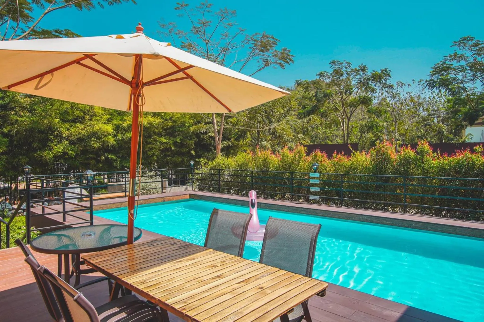 Pool view in The X10 private pool villa khaoyai SHA Certified เขาใหญ่