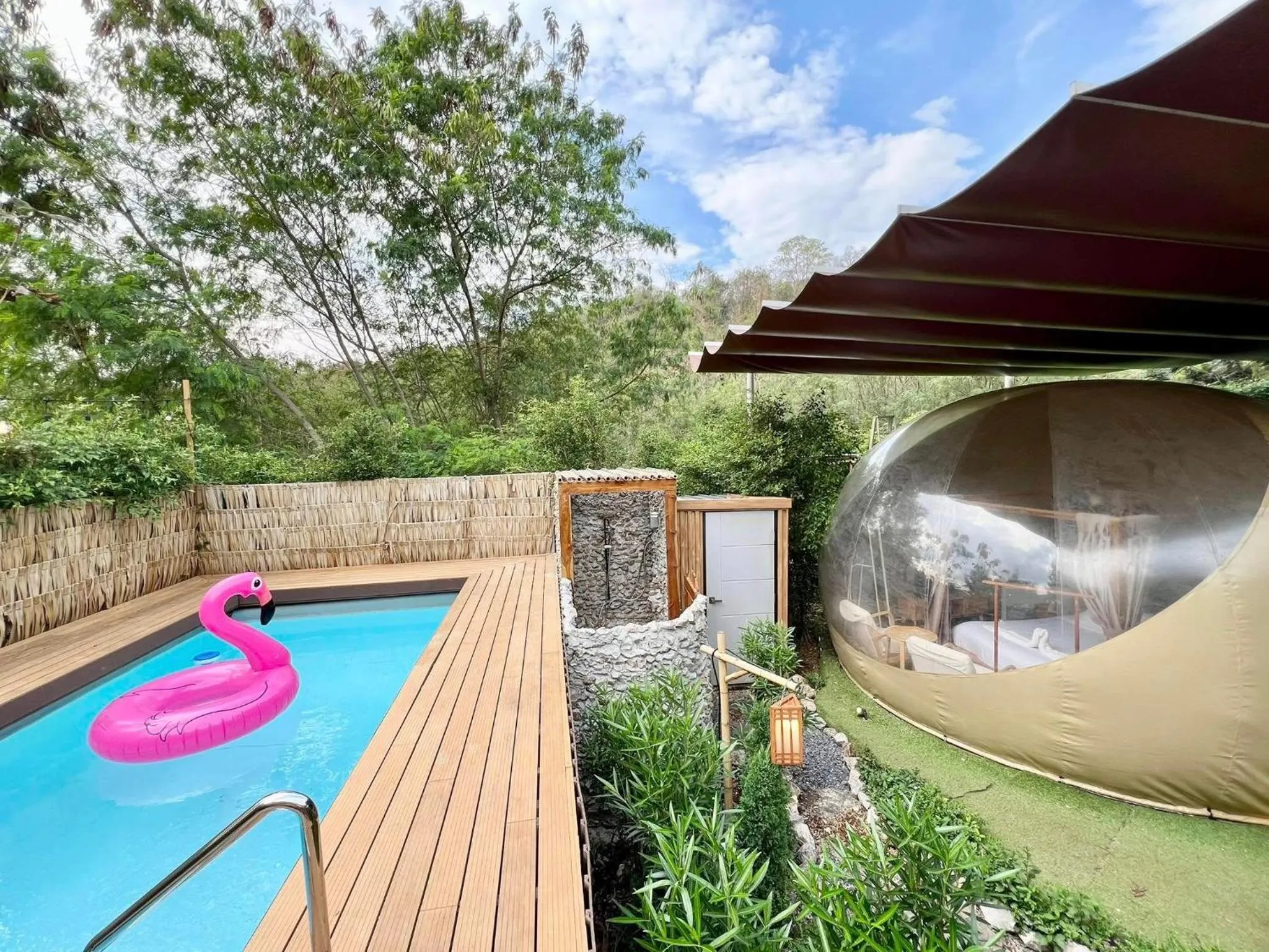 Garden in The X10 private pool villa khaoyai SHA Certified เขาใหญ่