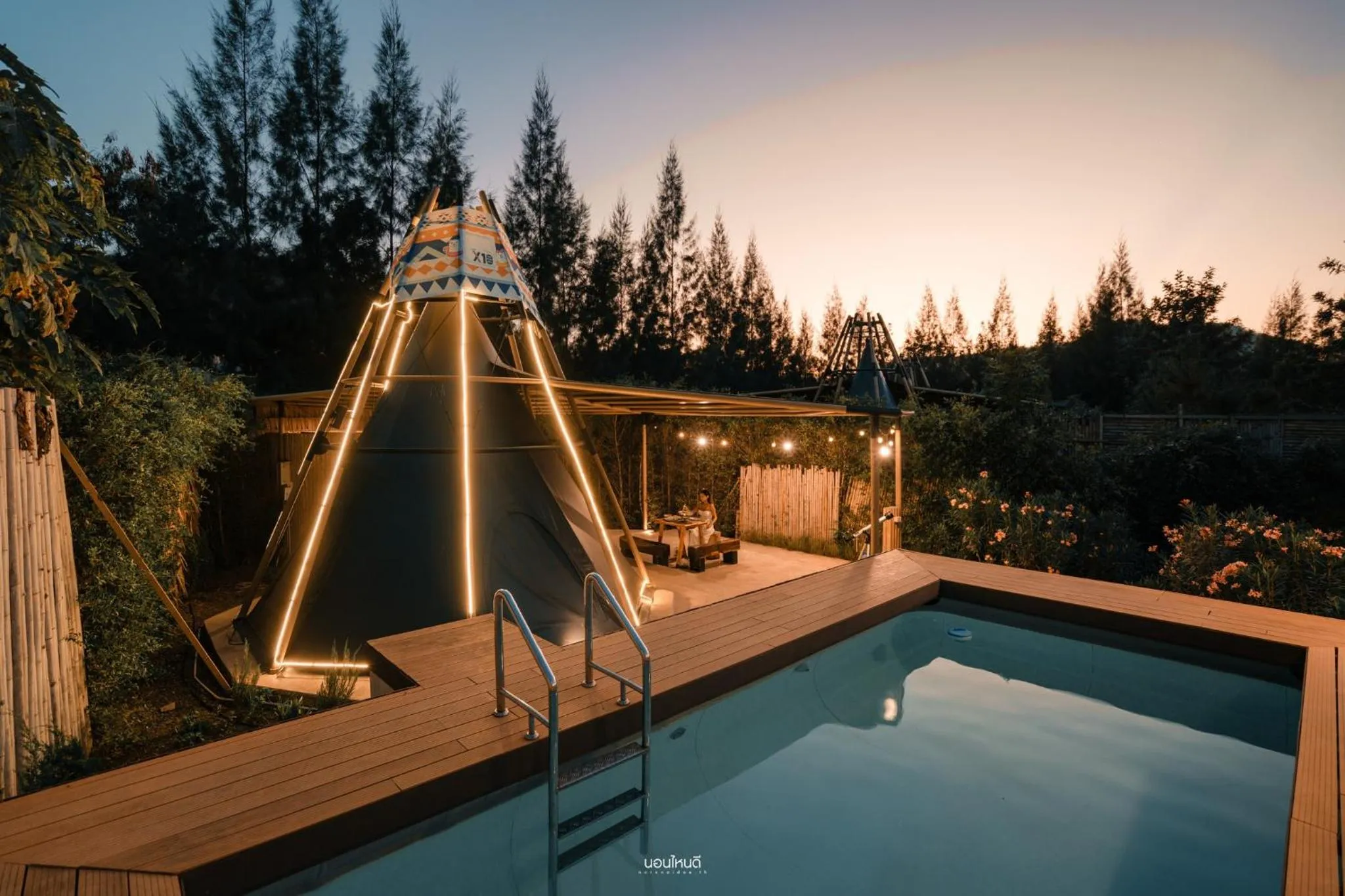 Natural landscape in The X10 private pool villa khaoyai SHA Certified เขาใหญ่