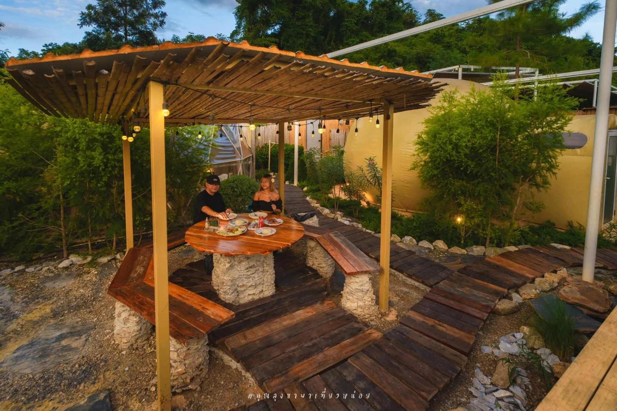 Patio in The X10 private pool villa khaoyai SHA Certified เขาใหญ่