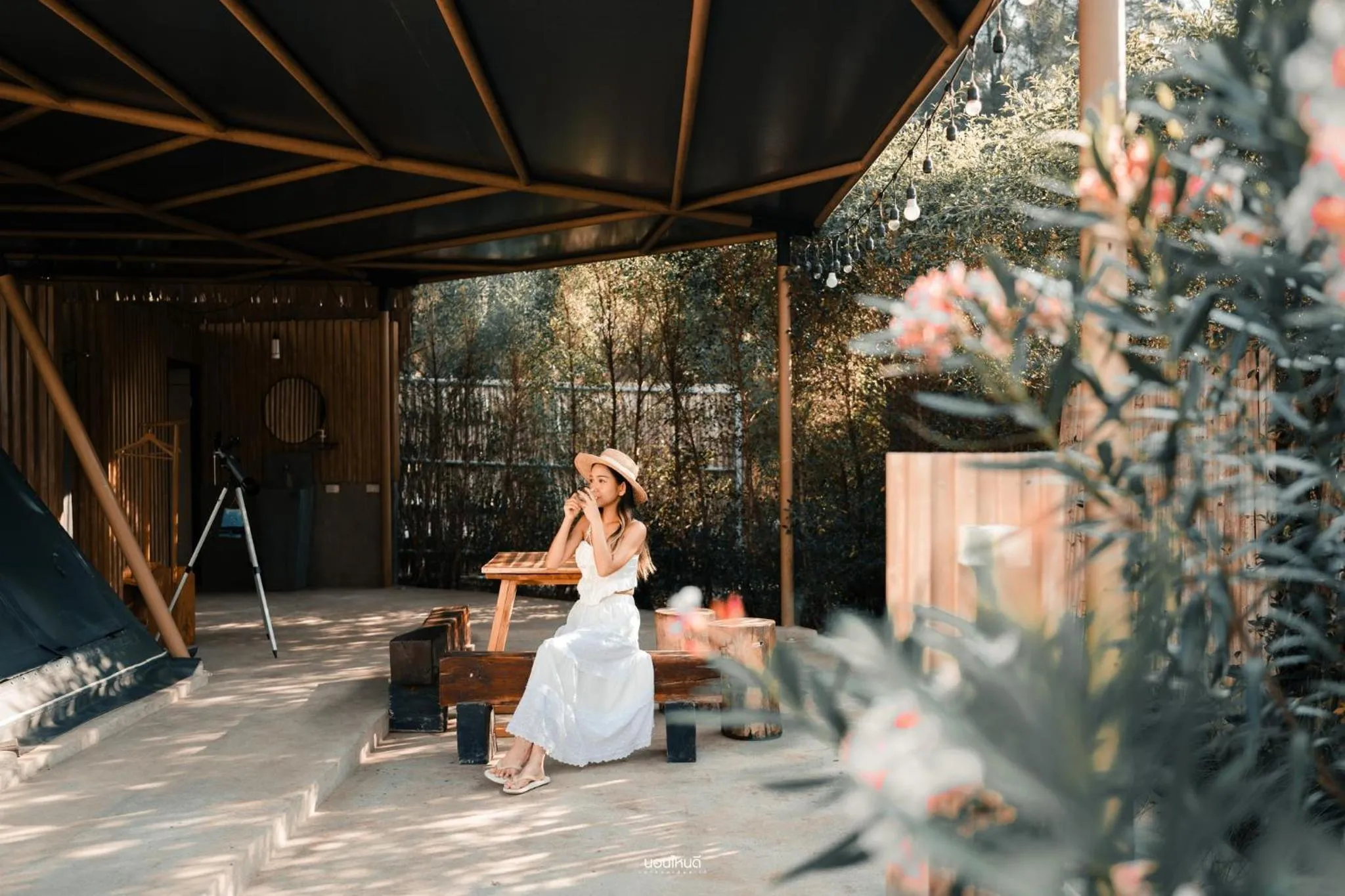 Patio in The X10 private pool villa khaoyai SHA Certified เขาใหญ่