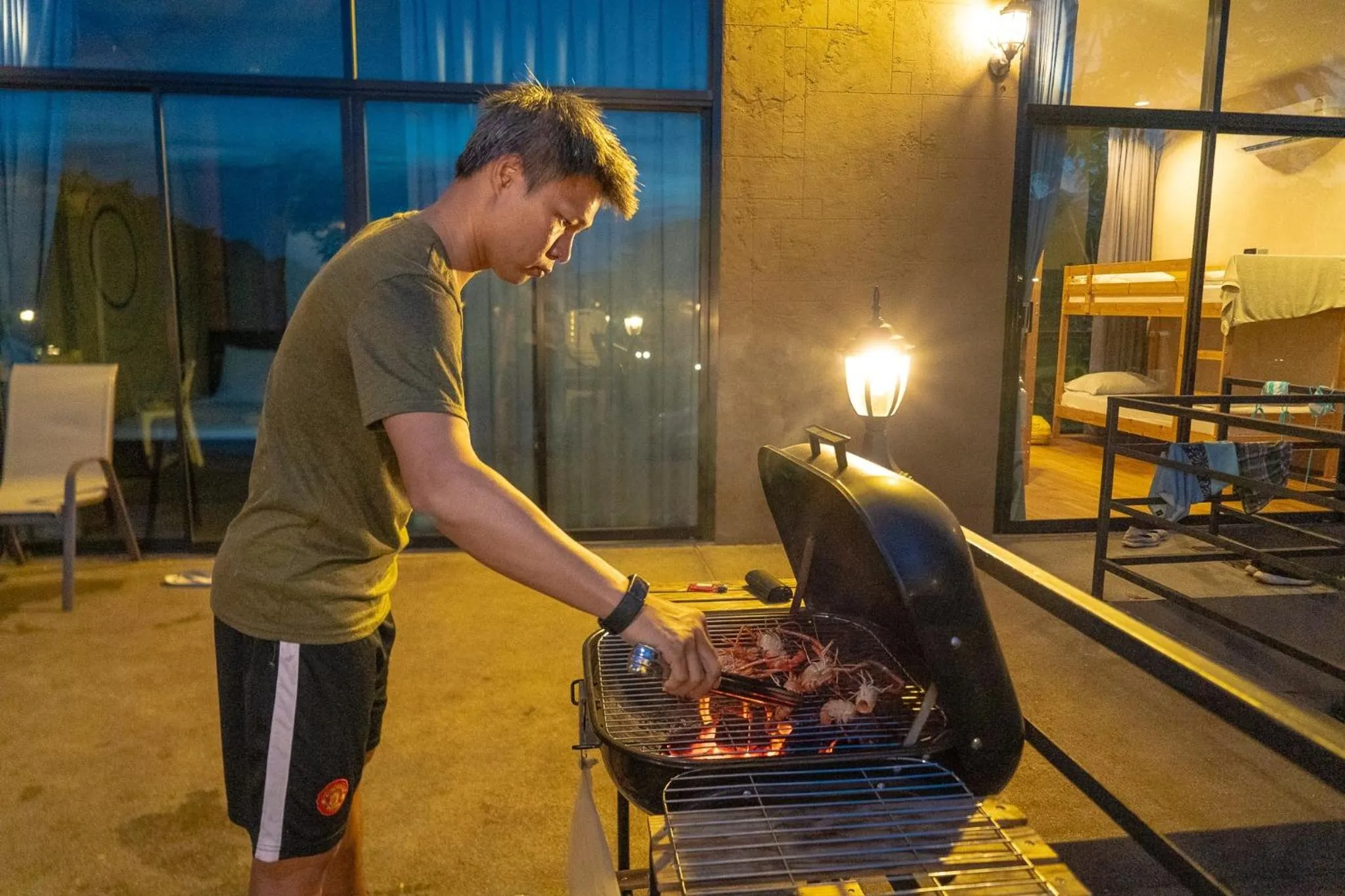 BBQ facilities in The X10 private pool villa khaoyai SHA Certified เขาใหญ่