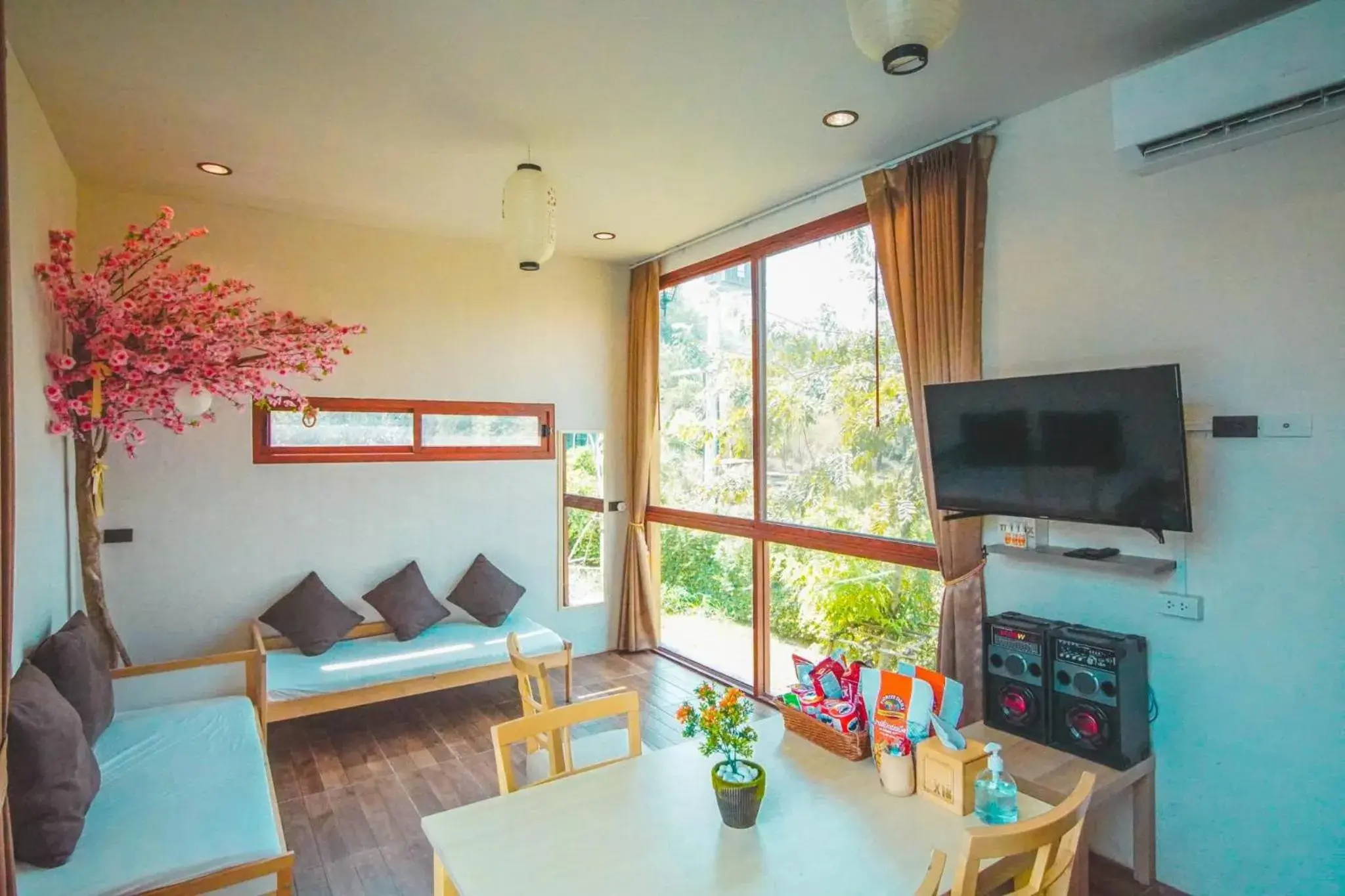 Living room in The X10 private pool villa khaoyai SHA Certified เขาใหญ่ Living room in The X10 private pool villa khaoyai SHA Certified เขาใหญ่