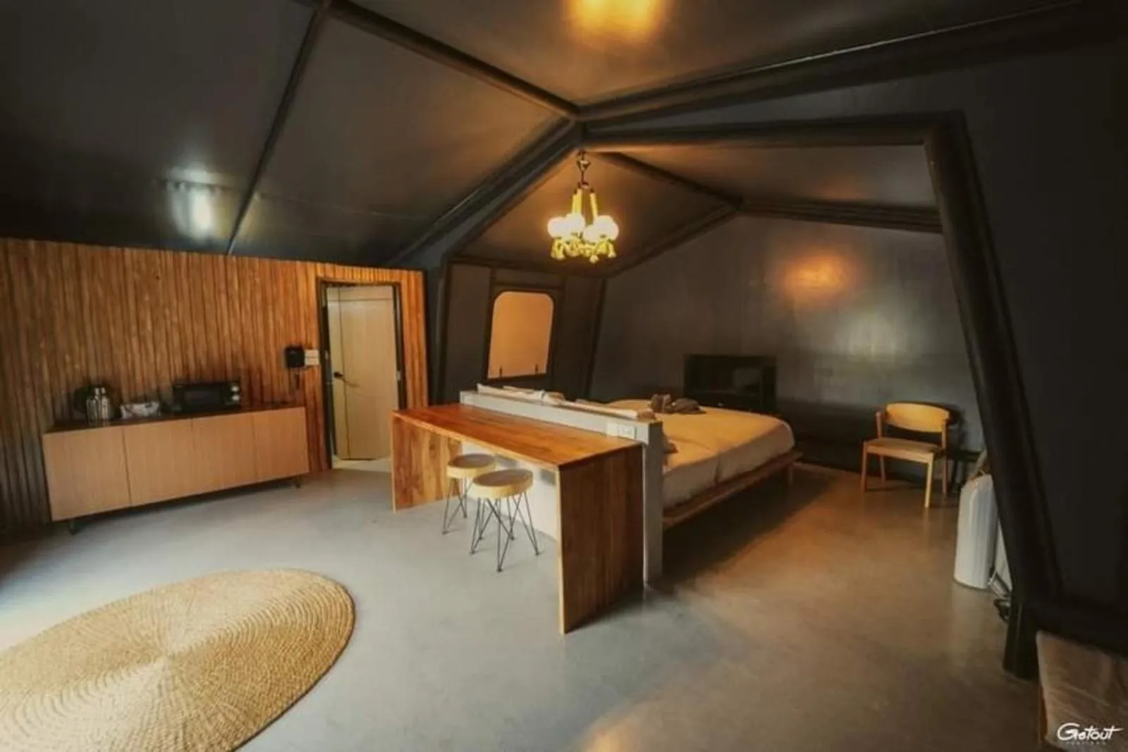 Bed in The X10 private pool villa khaoyai SHA Certified เขาใหญ่