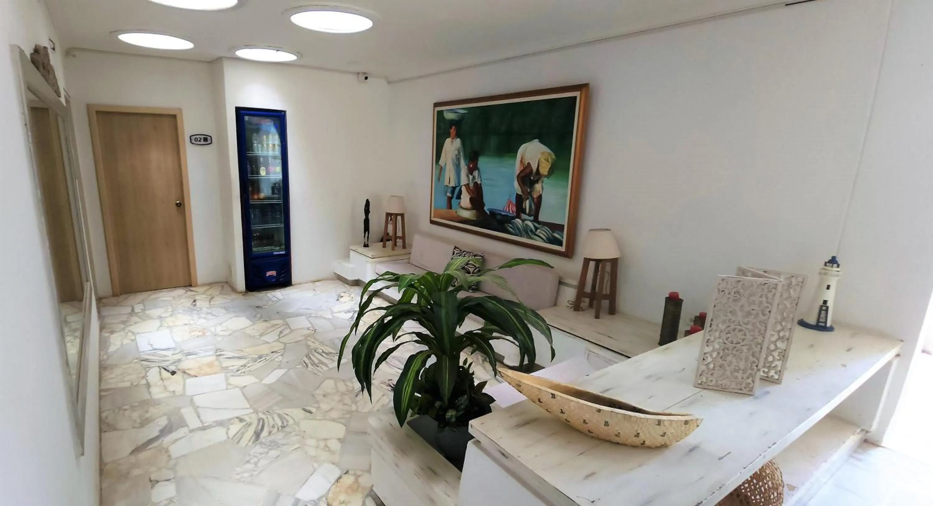 Seating area in Casa Franco Hotel