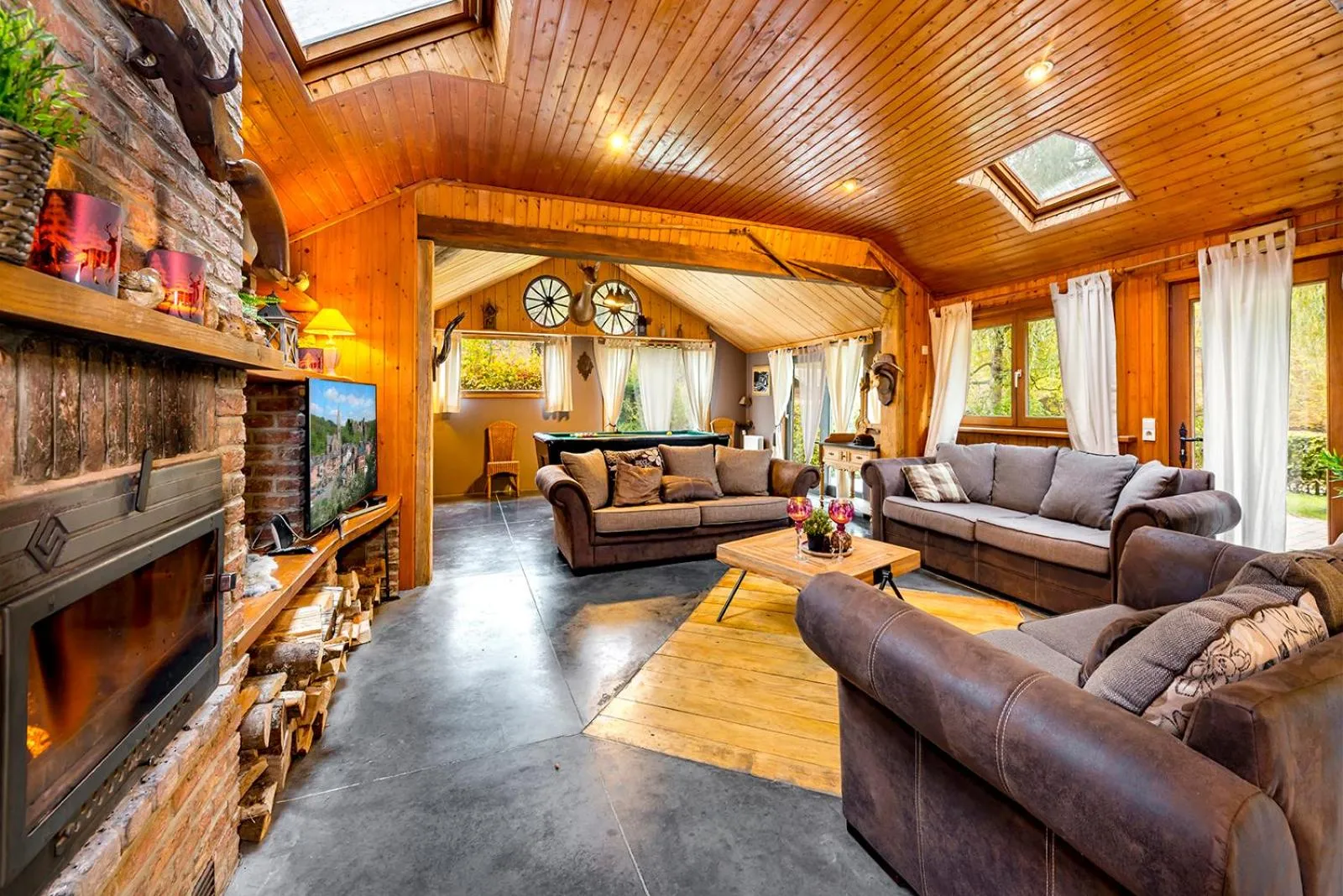cosy holiday home with sauna near river