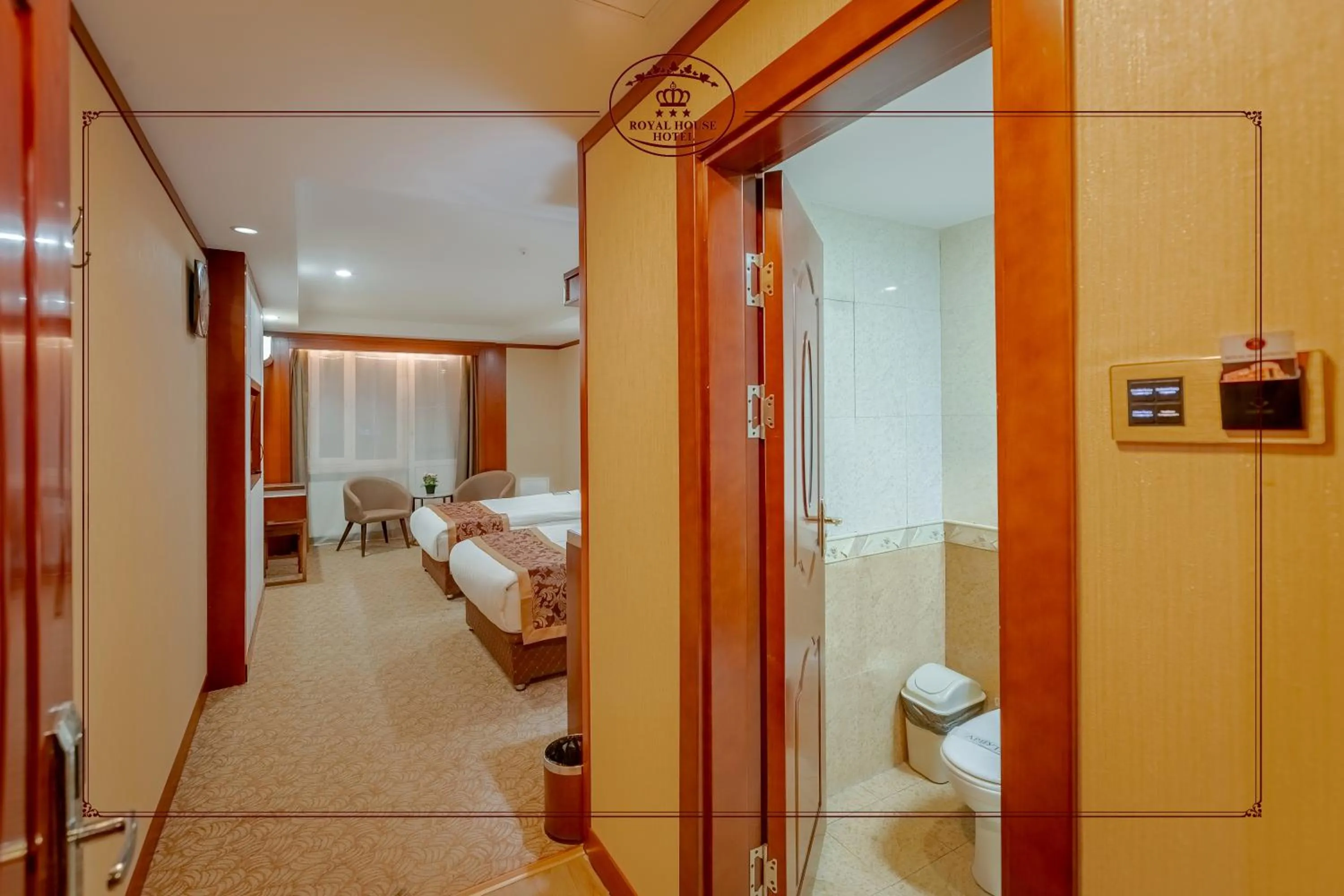 Bed in Royal House Hotel