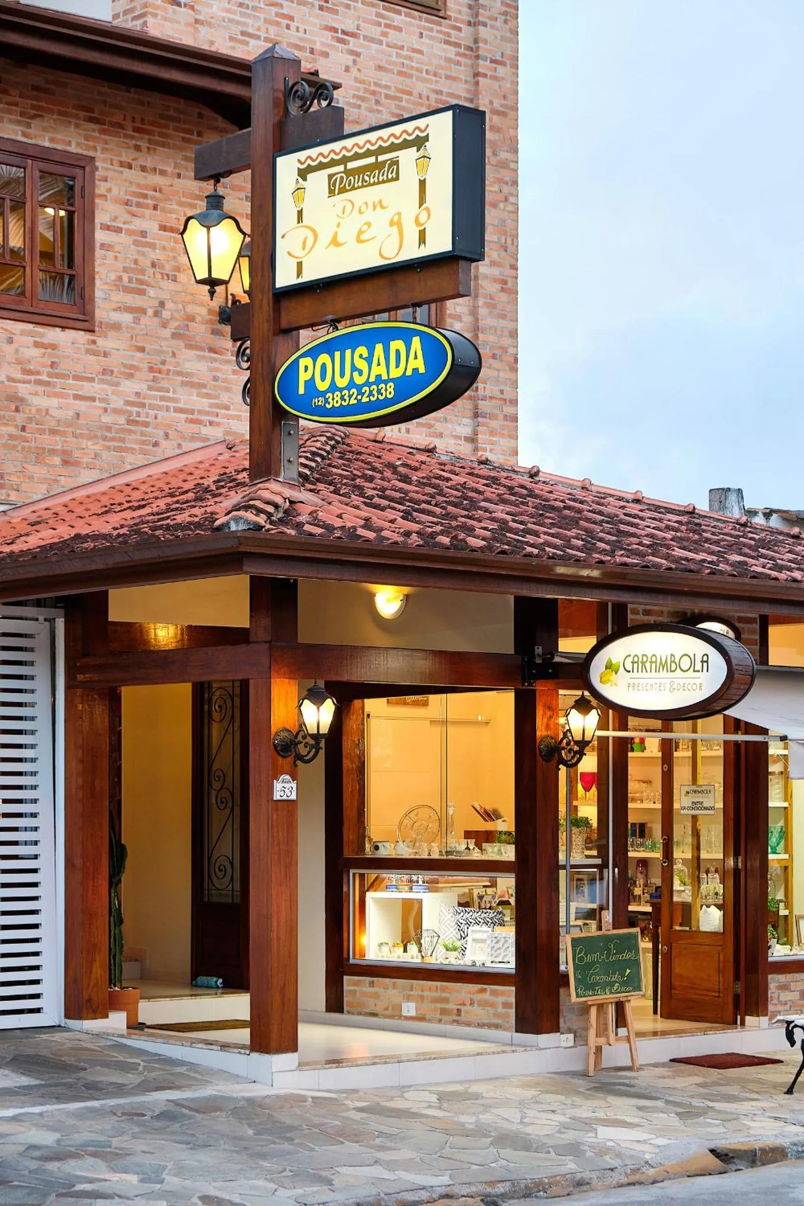 Facade/entrance in Pousada Don Diego