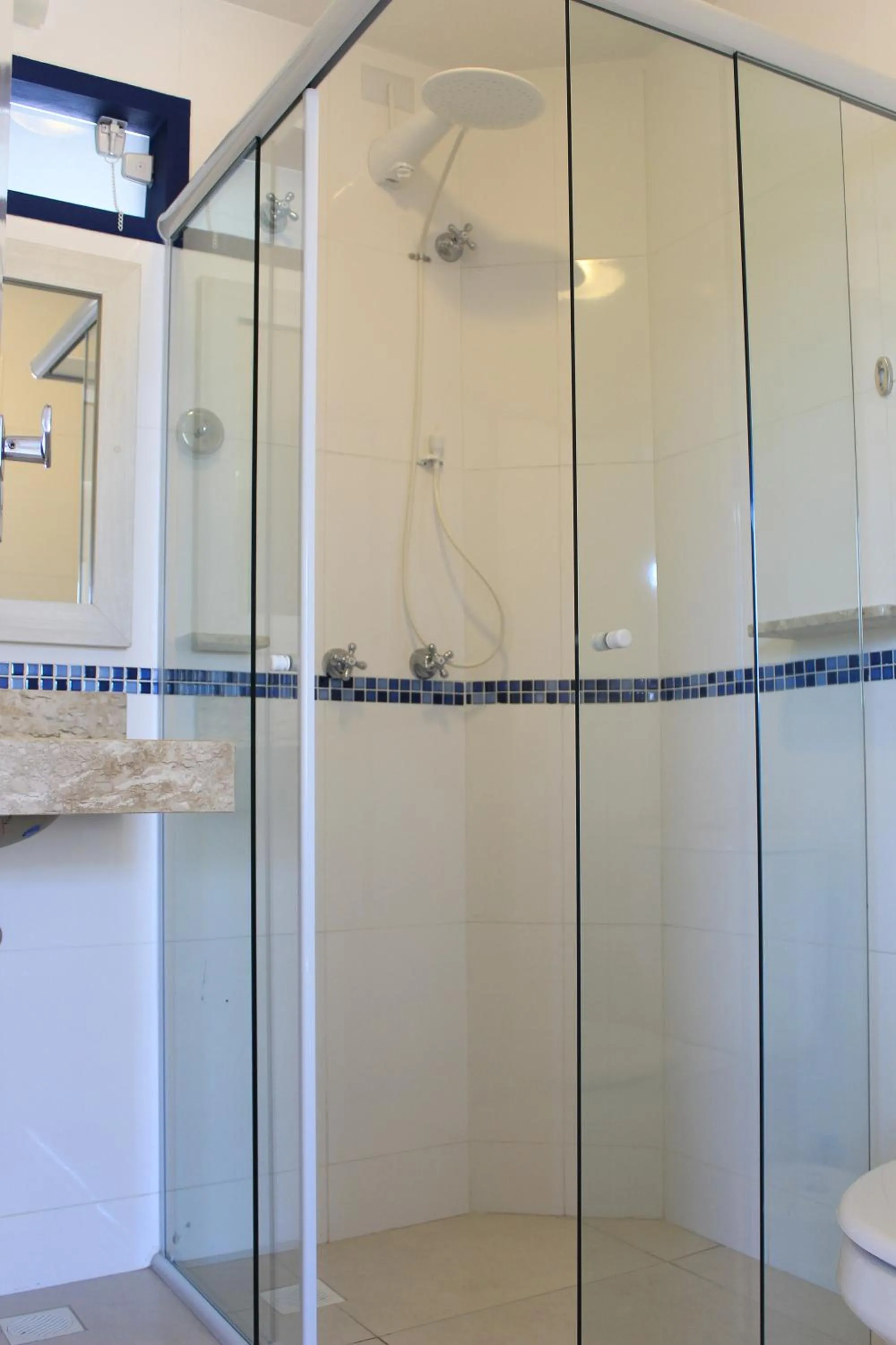 Shower in Pousada Don Diego