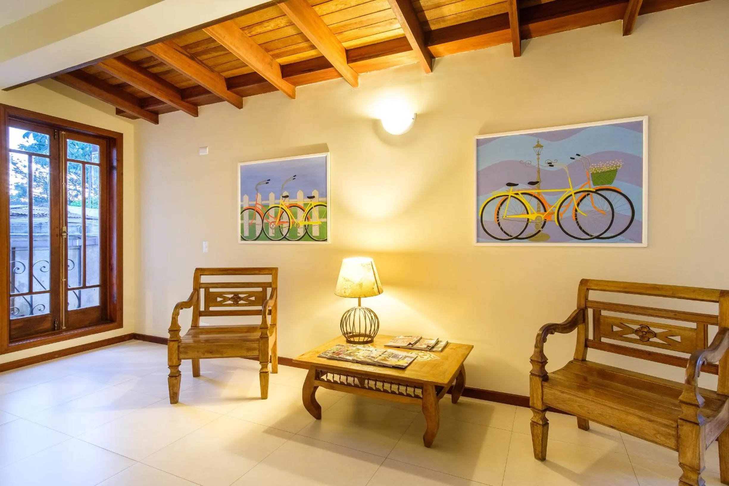 Seating area in Pousada Don Diego