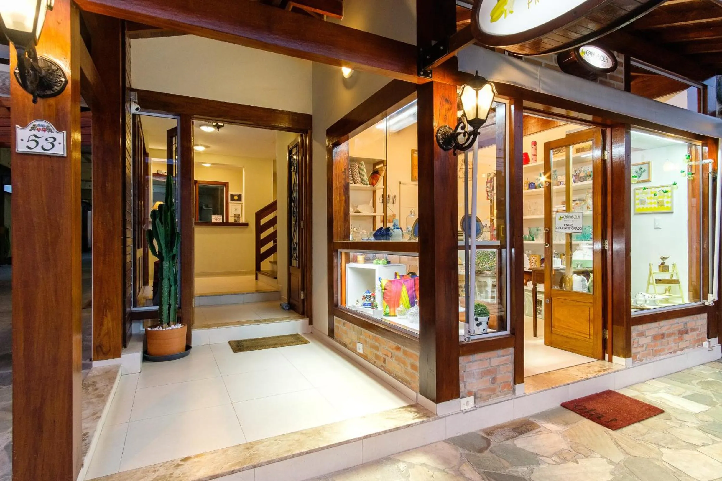 Facade/entrance in Pousada Don Diego