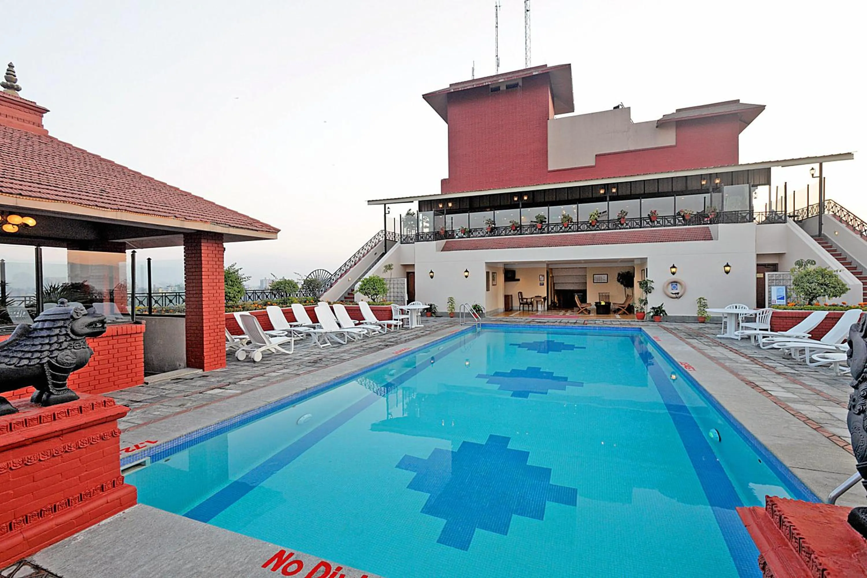 Swimming pool in Radisson Hotel Kathmandu