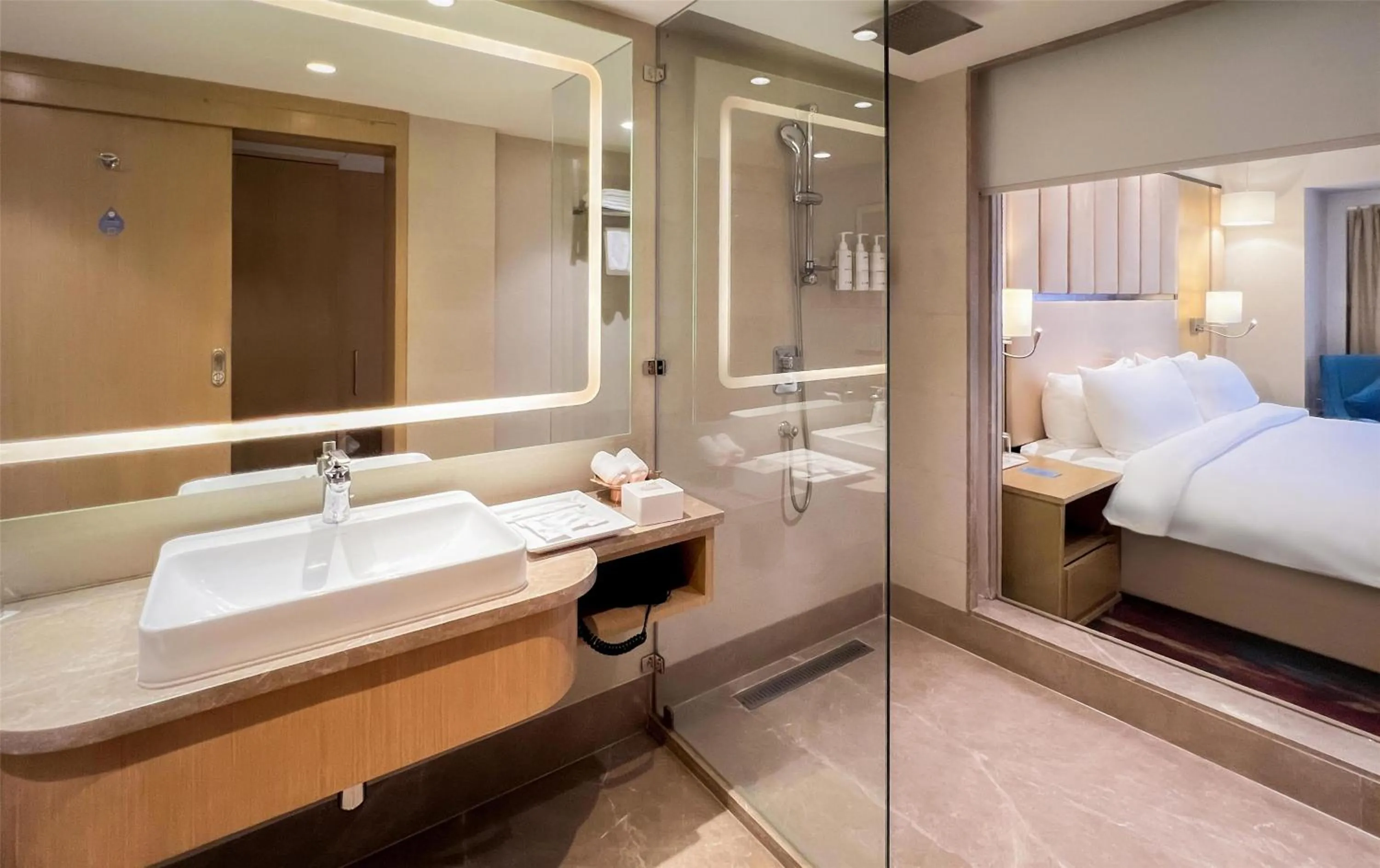 Bathroom, Bed in Radisson Hotel Kathmandu