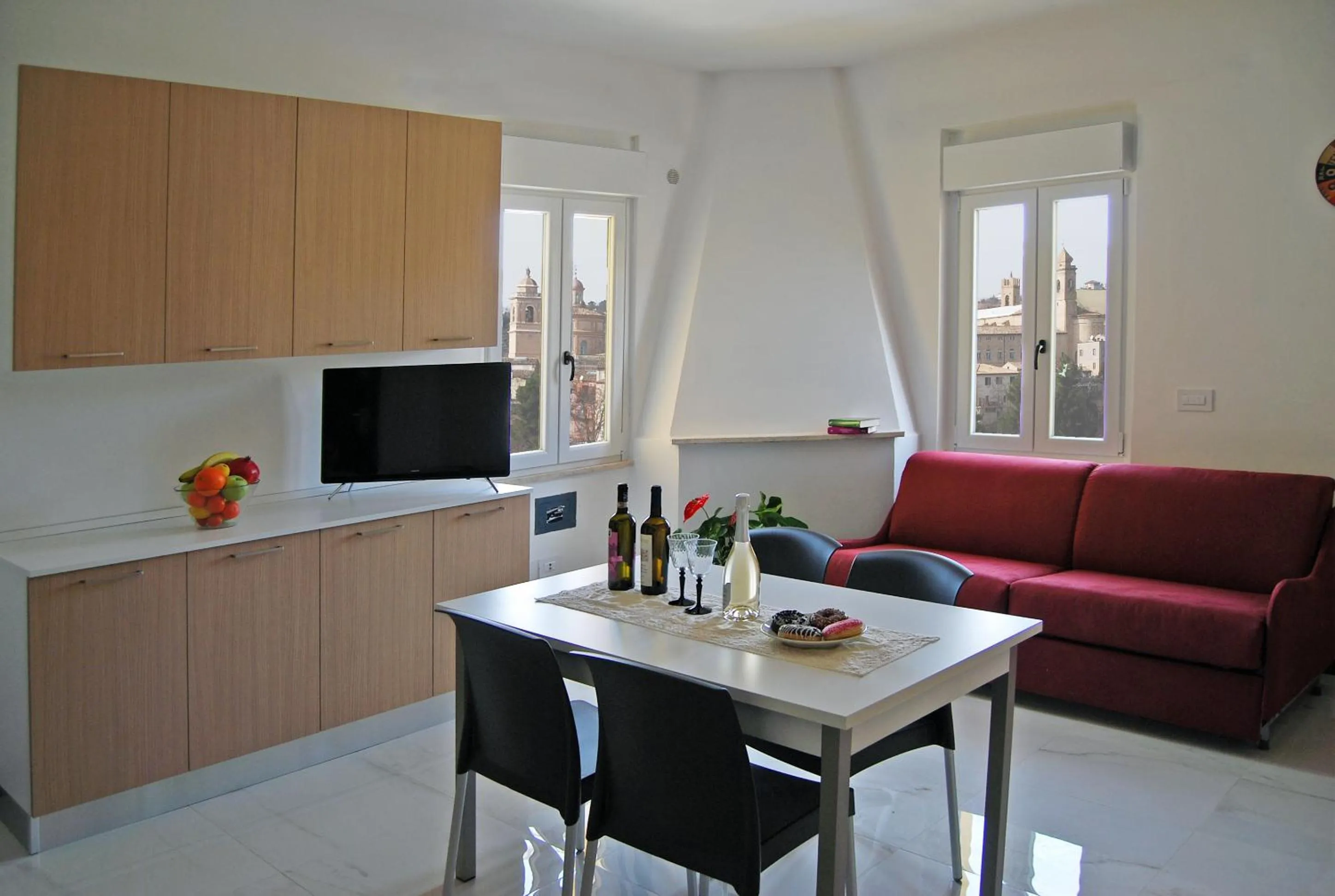 Kitchen or kitchenette in Residence Borgo Offida