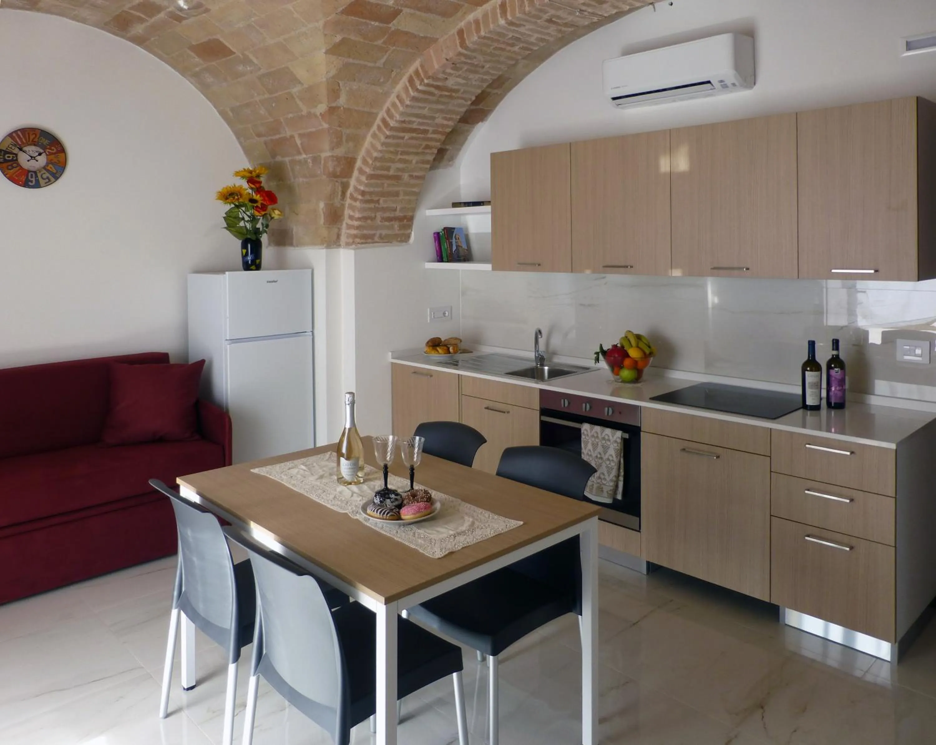 Kitchen or kitchenette in Residence Borgo Offida