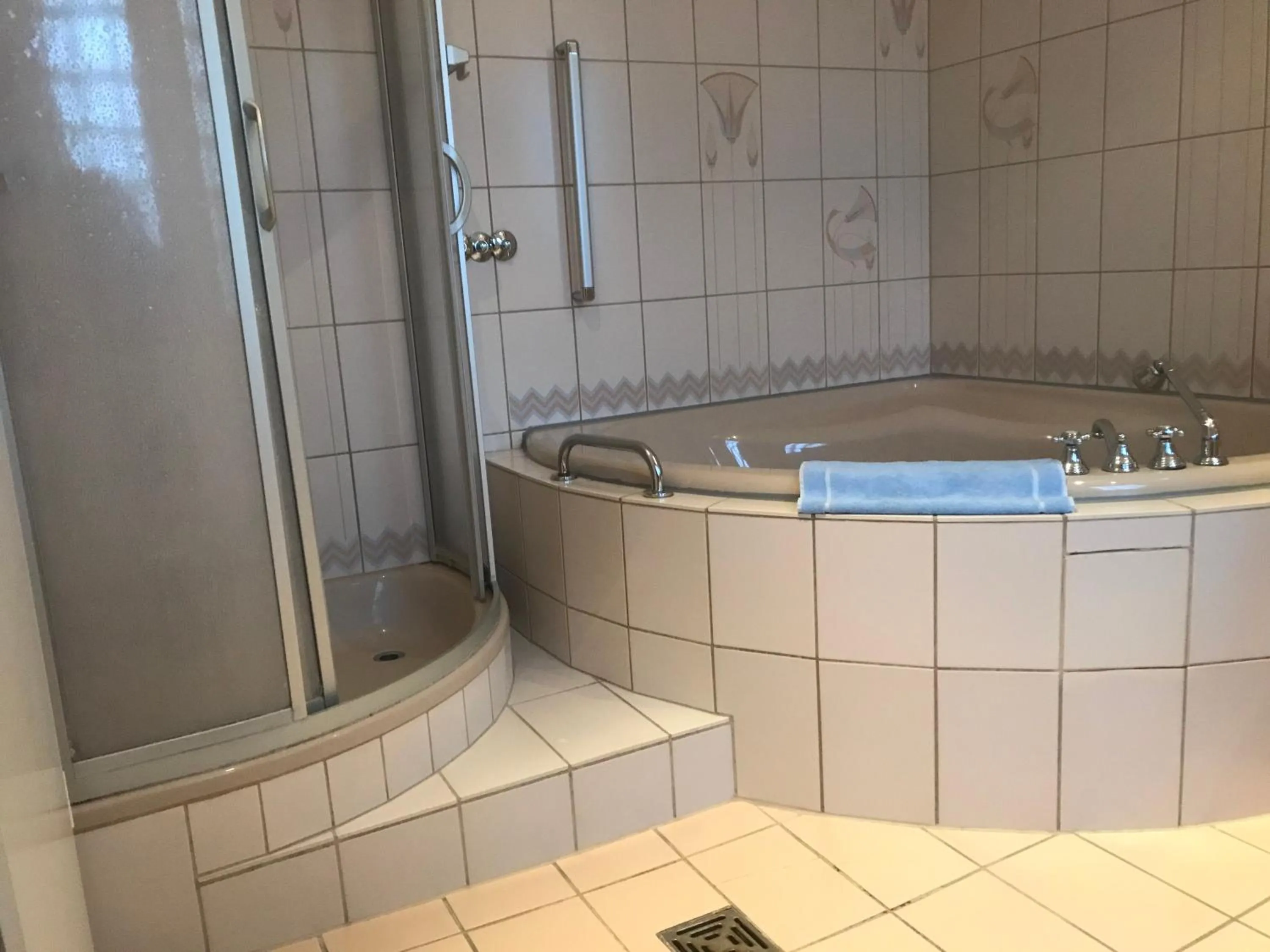 Shower in Hotel Kaiserhof