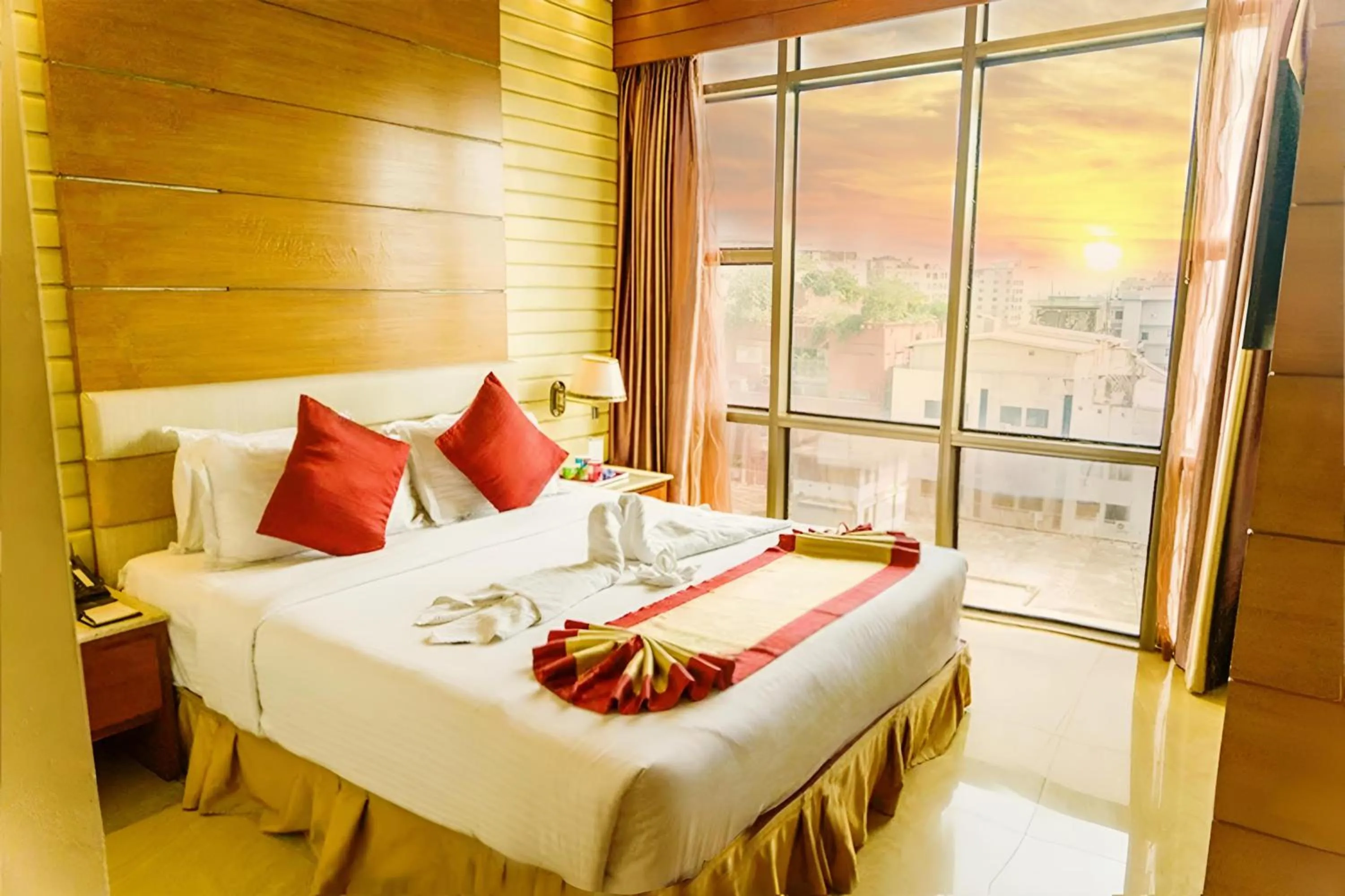 Bed in FARS Hotel & Resorts - BAR-Buffet-Pool-SPA