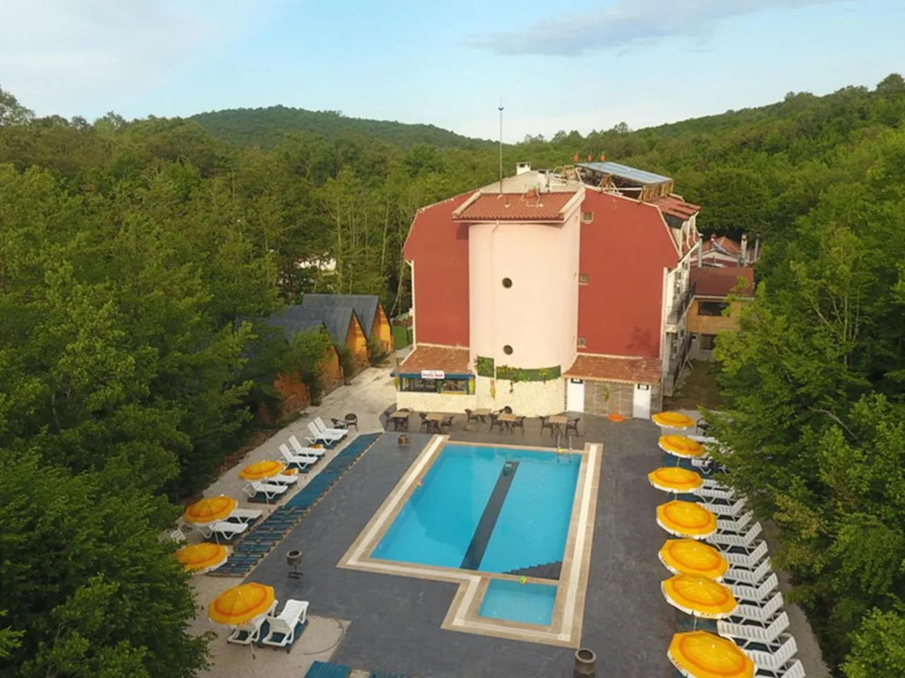 Swimming pool in Butterfly Butik Hotel