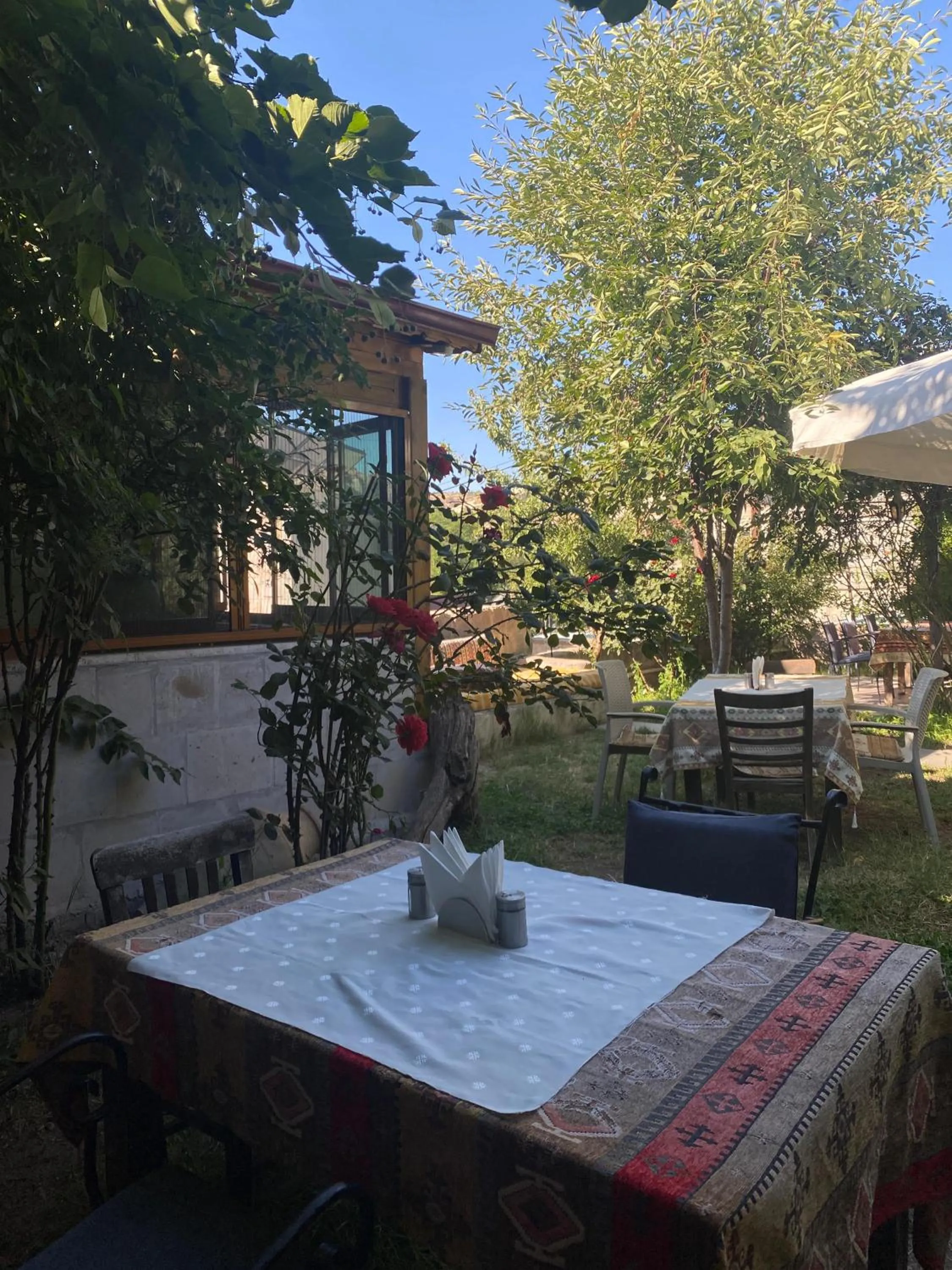 Patio in Kemal's Guest House